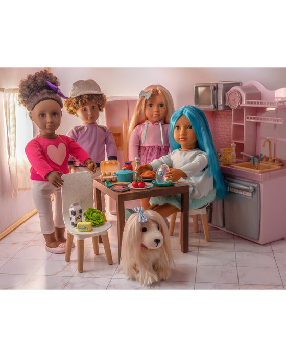 Our Generation Doll with Pet & Matching Hairstyles, Hattie & Bella