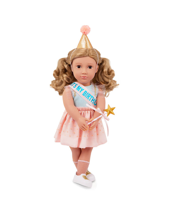 Our Generation Activity Birthday Party Doll with Acc, Romy