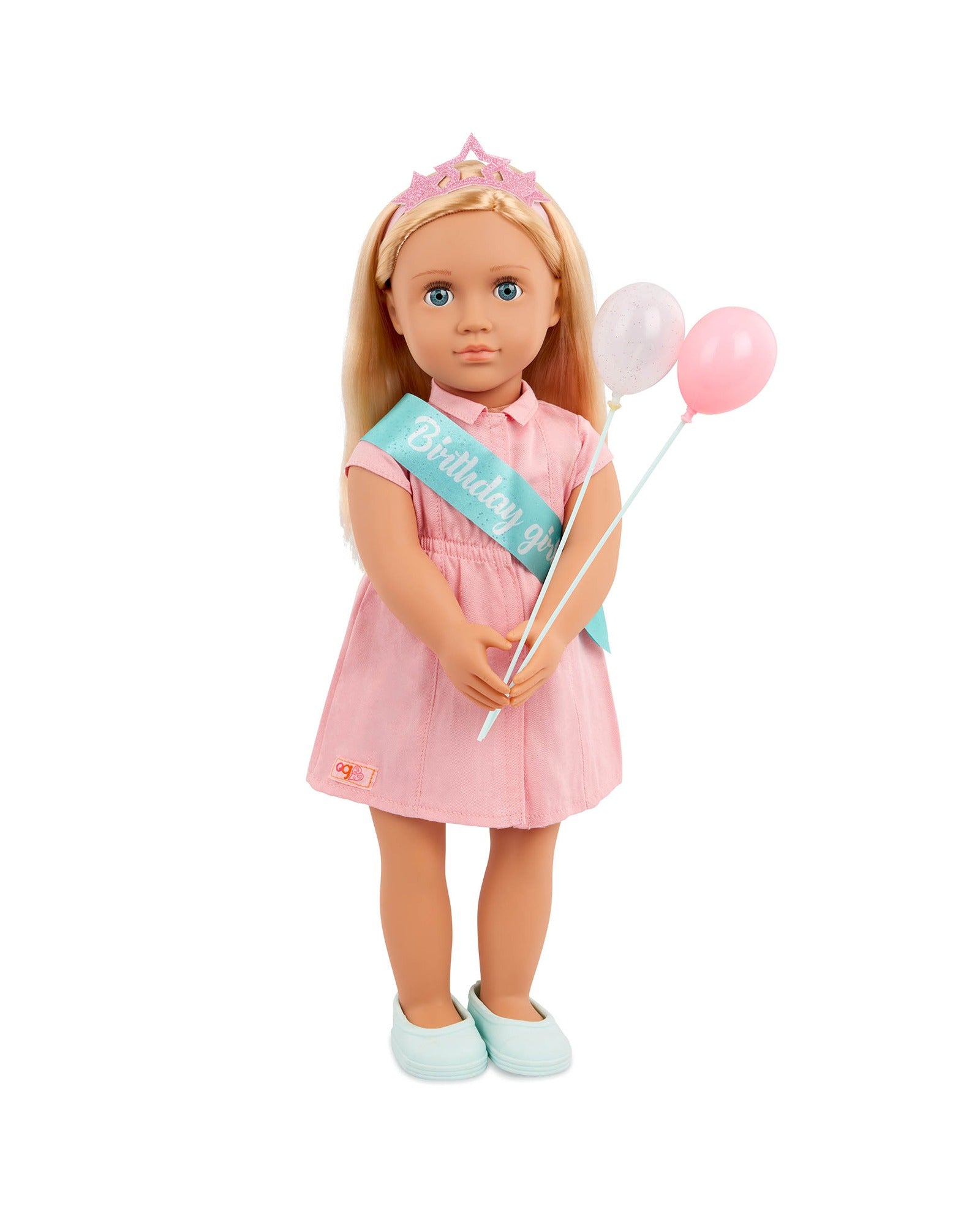 Birthday Doll with Pink Dress, Brenna – Kidstuff