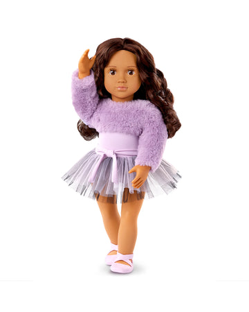 Ballerina Doll with Fur Shrug, Jovanna