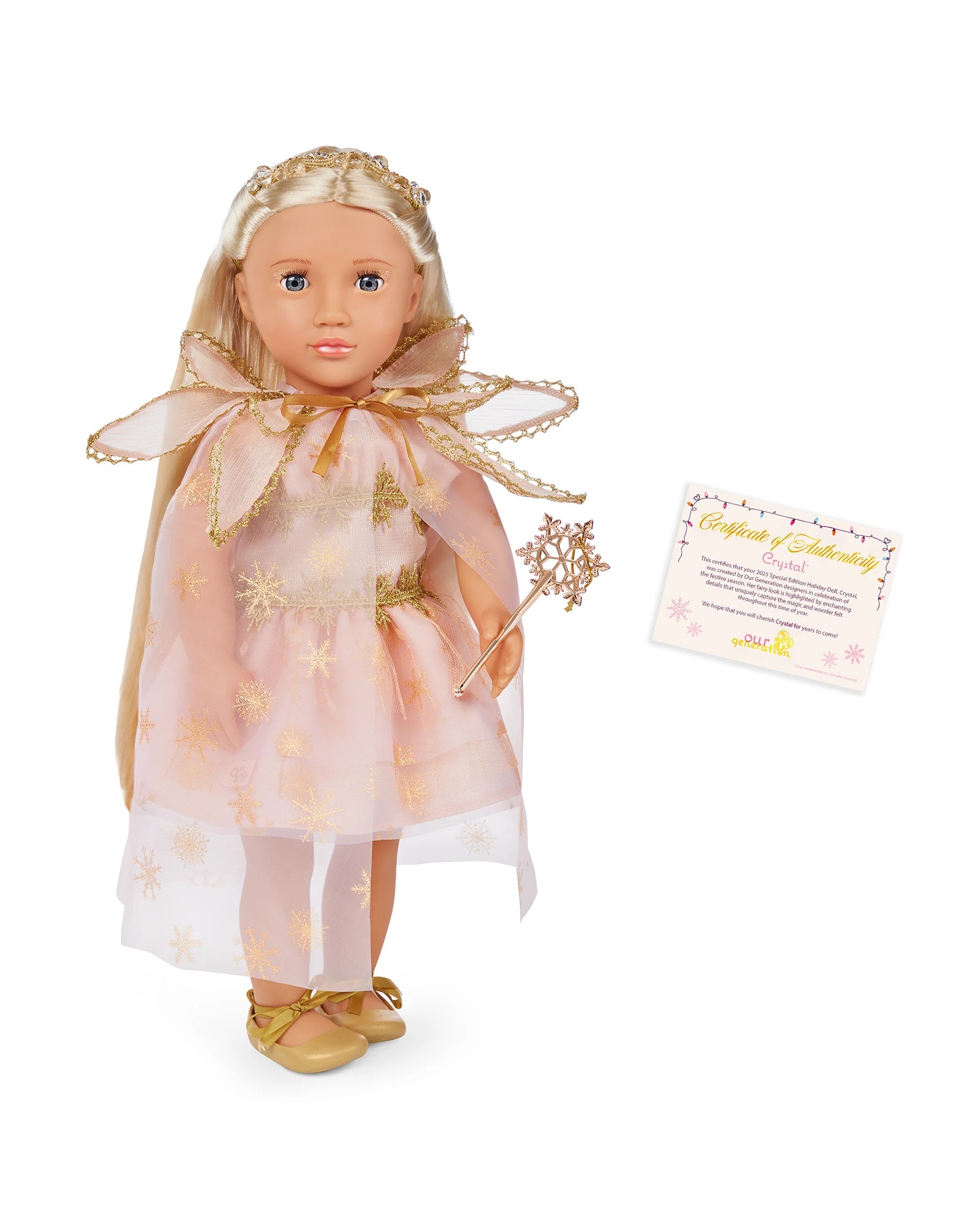 Special Event Christmas Pink Fairy Crystal