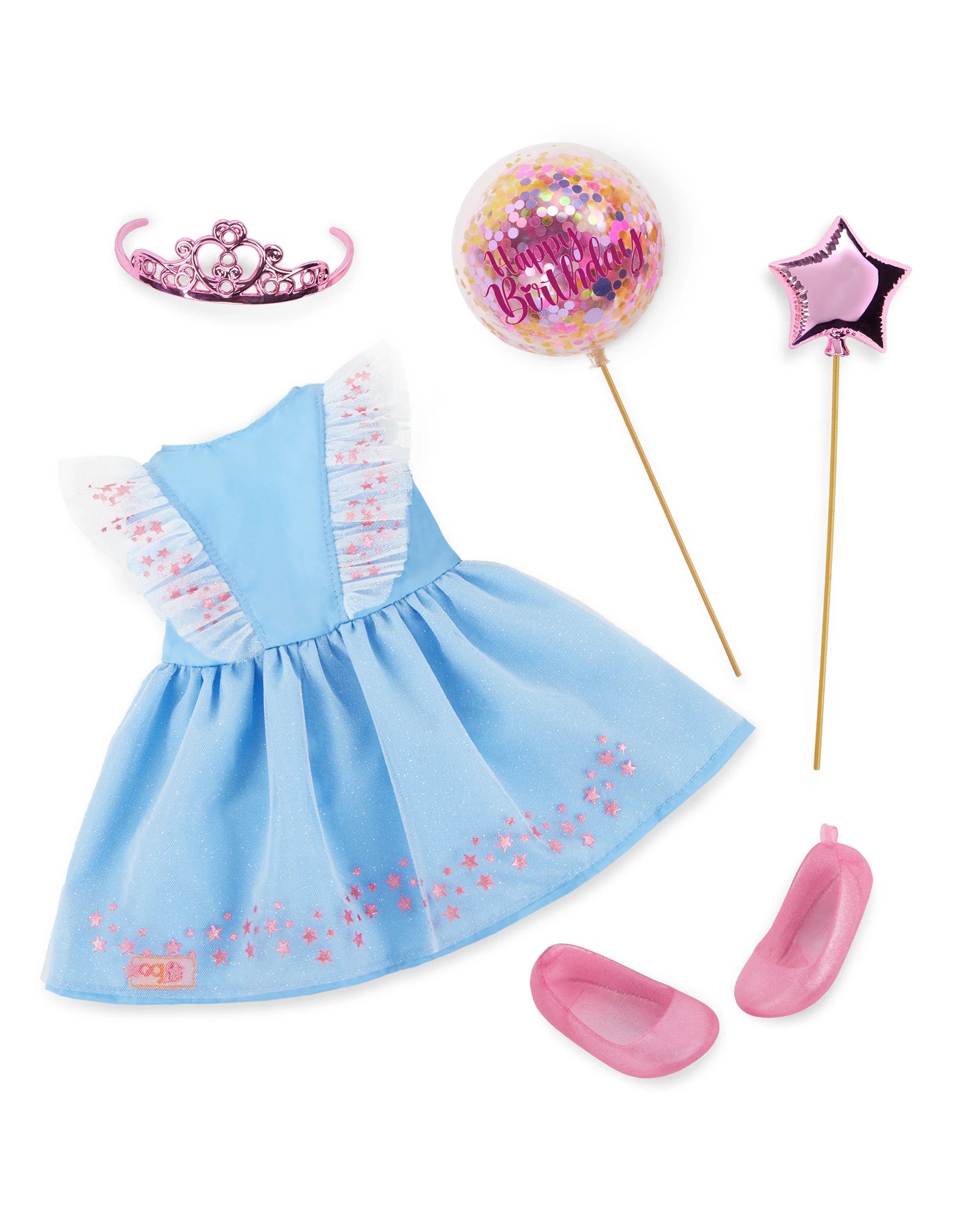 Birthday Doll With Balloons - Naomi