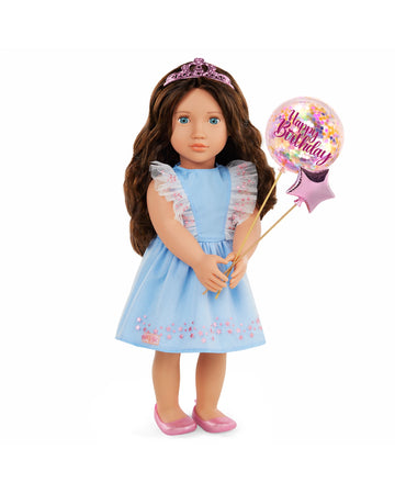 Birthday Doll With Balloons - Naomi
