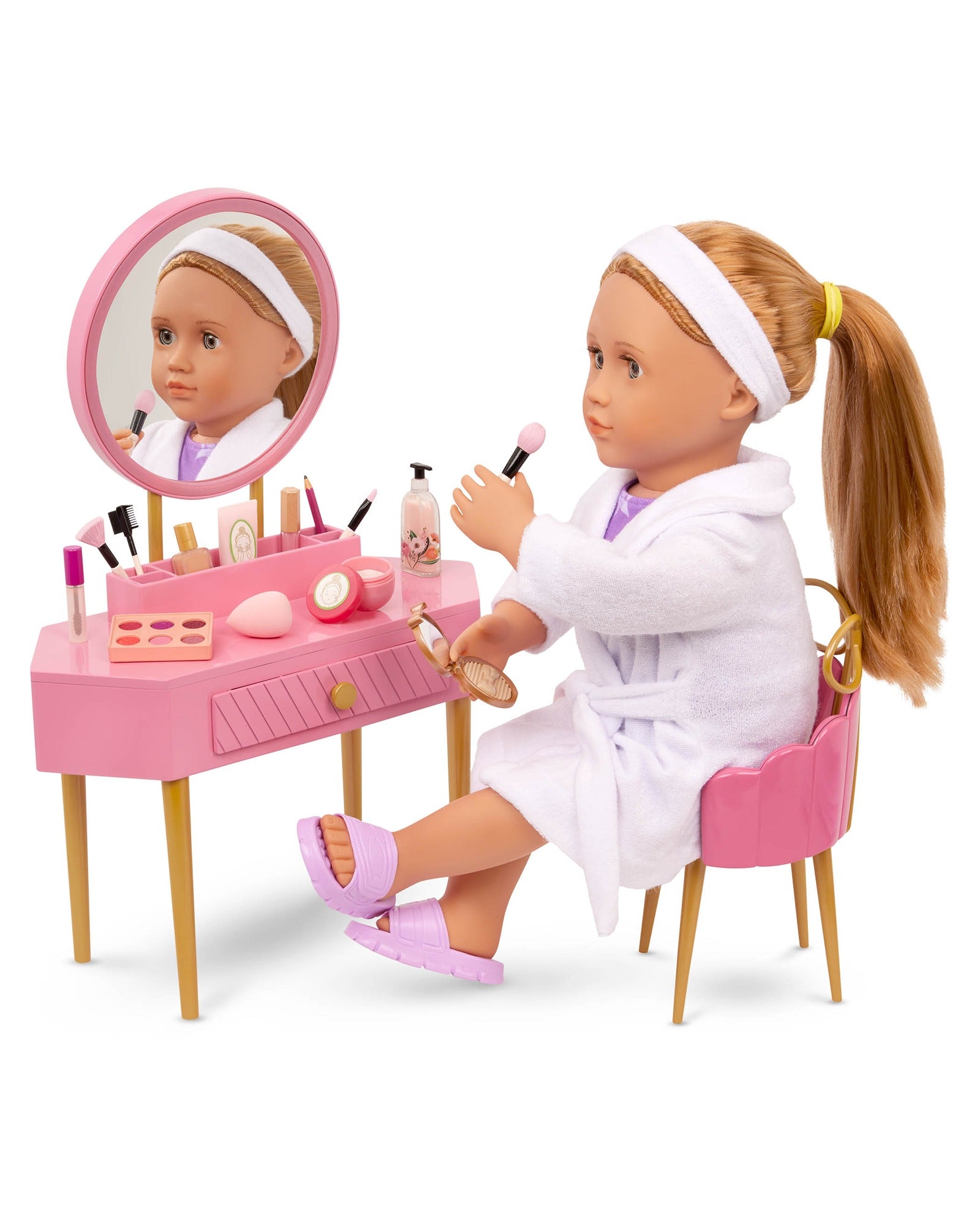 Vanity with Chair & Accessories