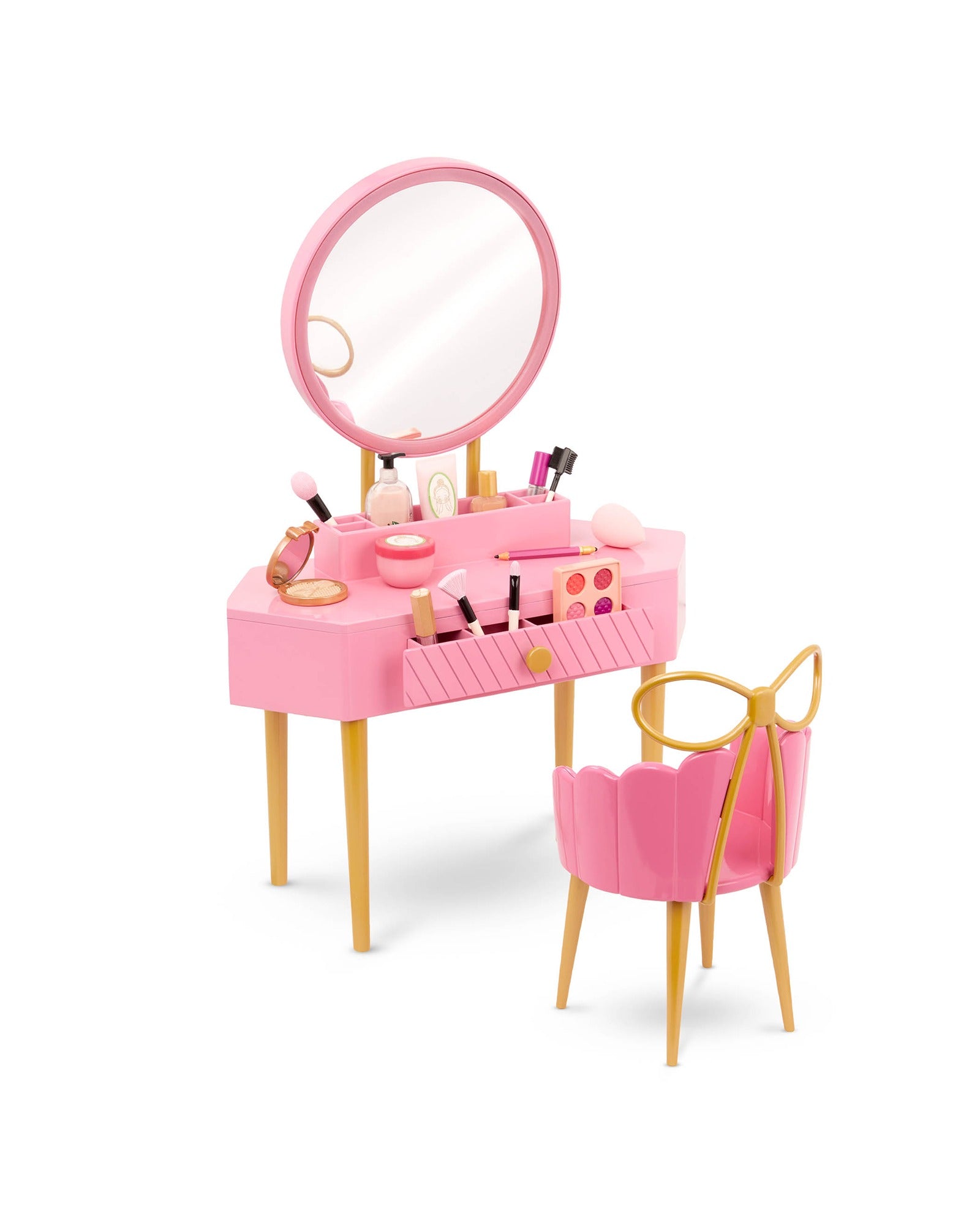 Vanity with Chair & Accessories