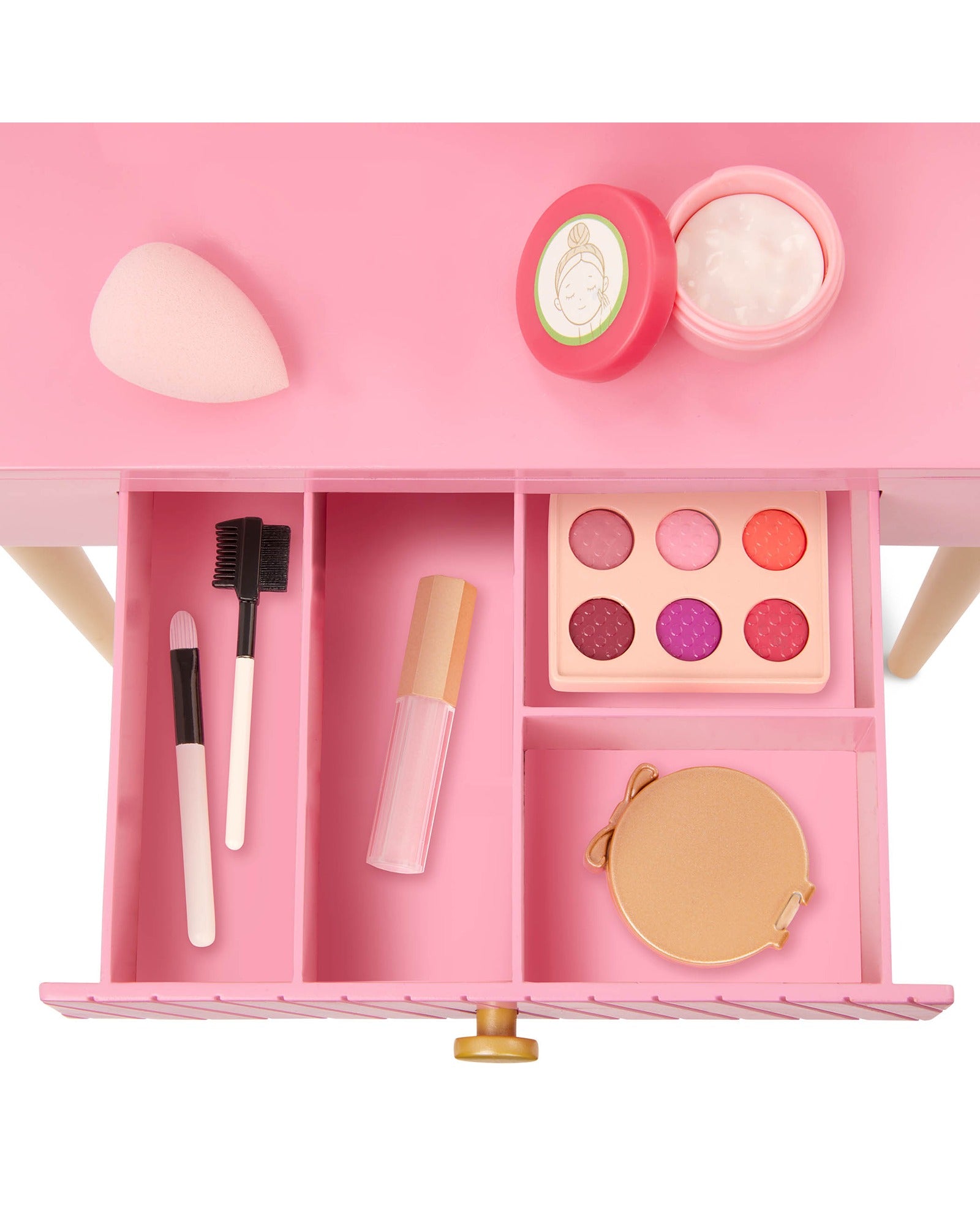 Vanity with Chair & Accessories