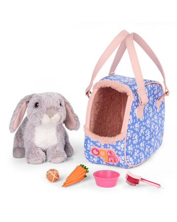Pet Carrier with Bunny & Accessories