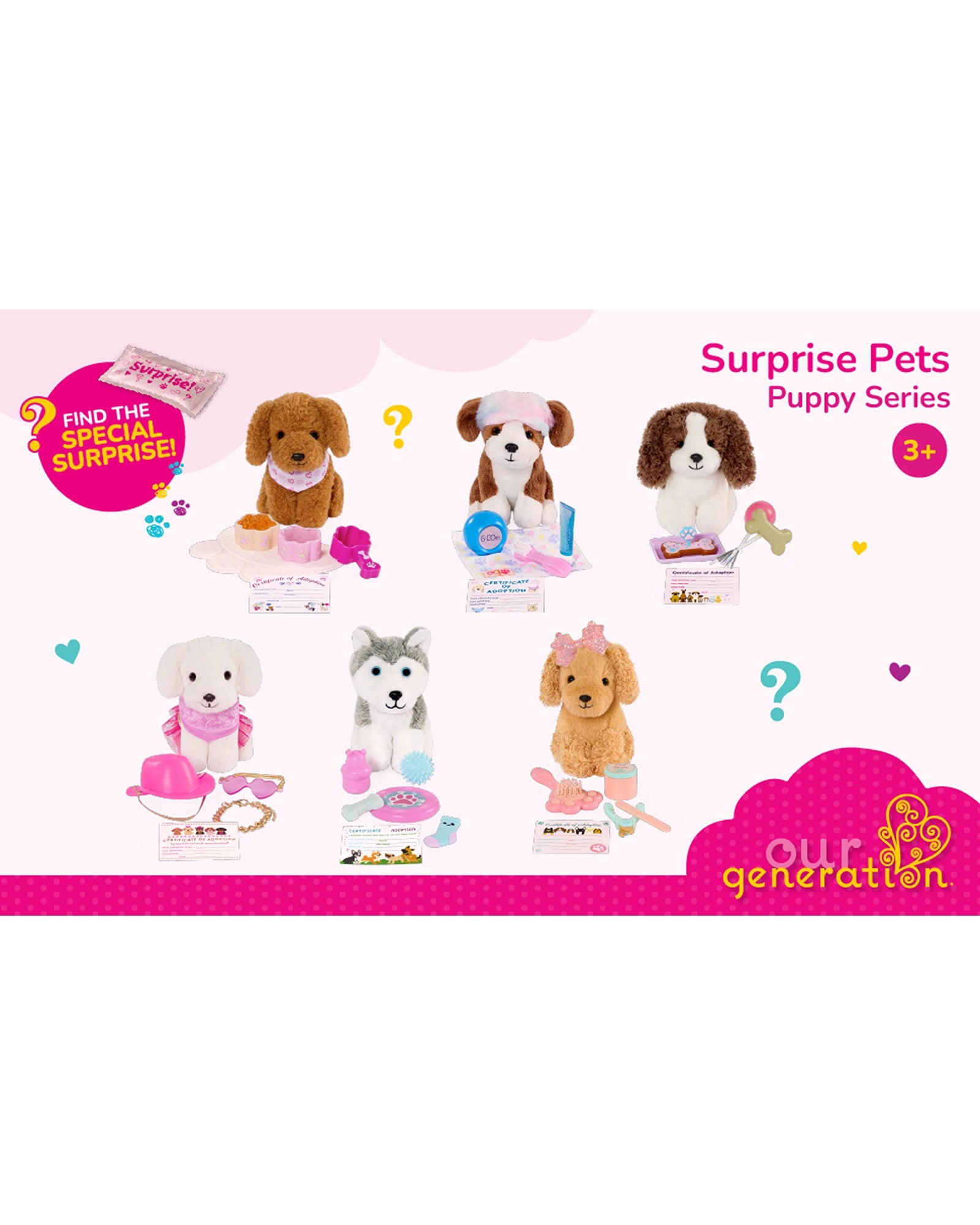 Puppy with Pet Accessories - Surprise Packs