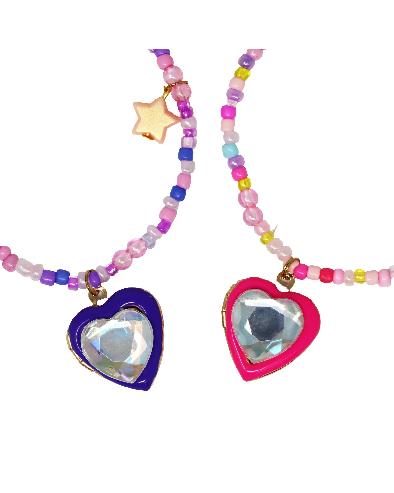 BFF Sparkle Heart Bestie Bracelet Set