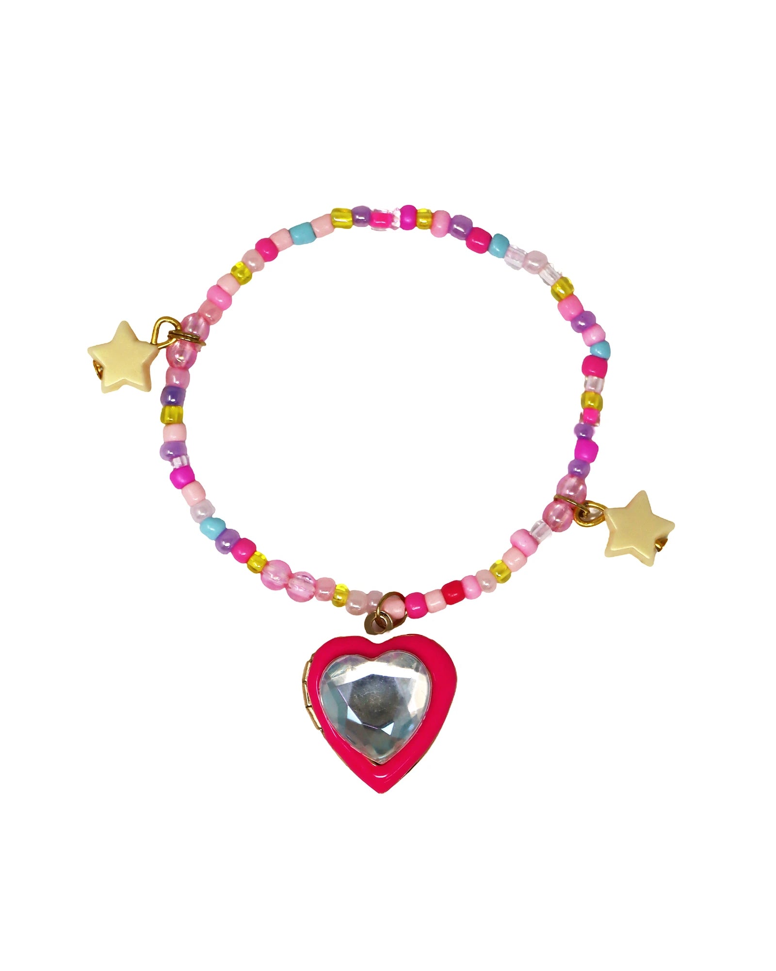 BFF Sparkle Heart Bestie Bracelet Set