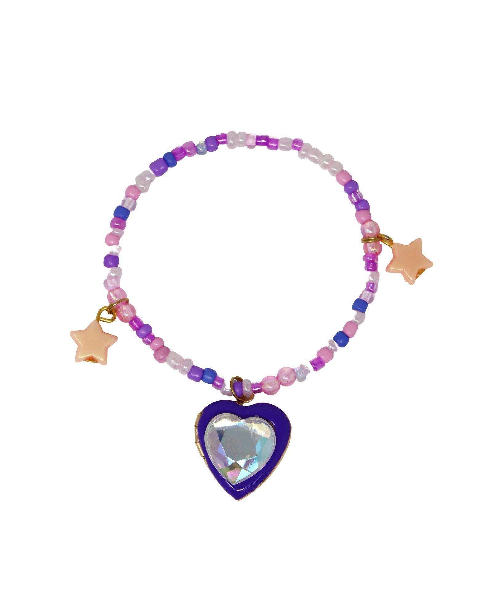 BFF Sparkle Heart Bestie Bracelet Set