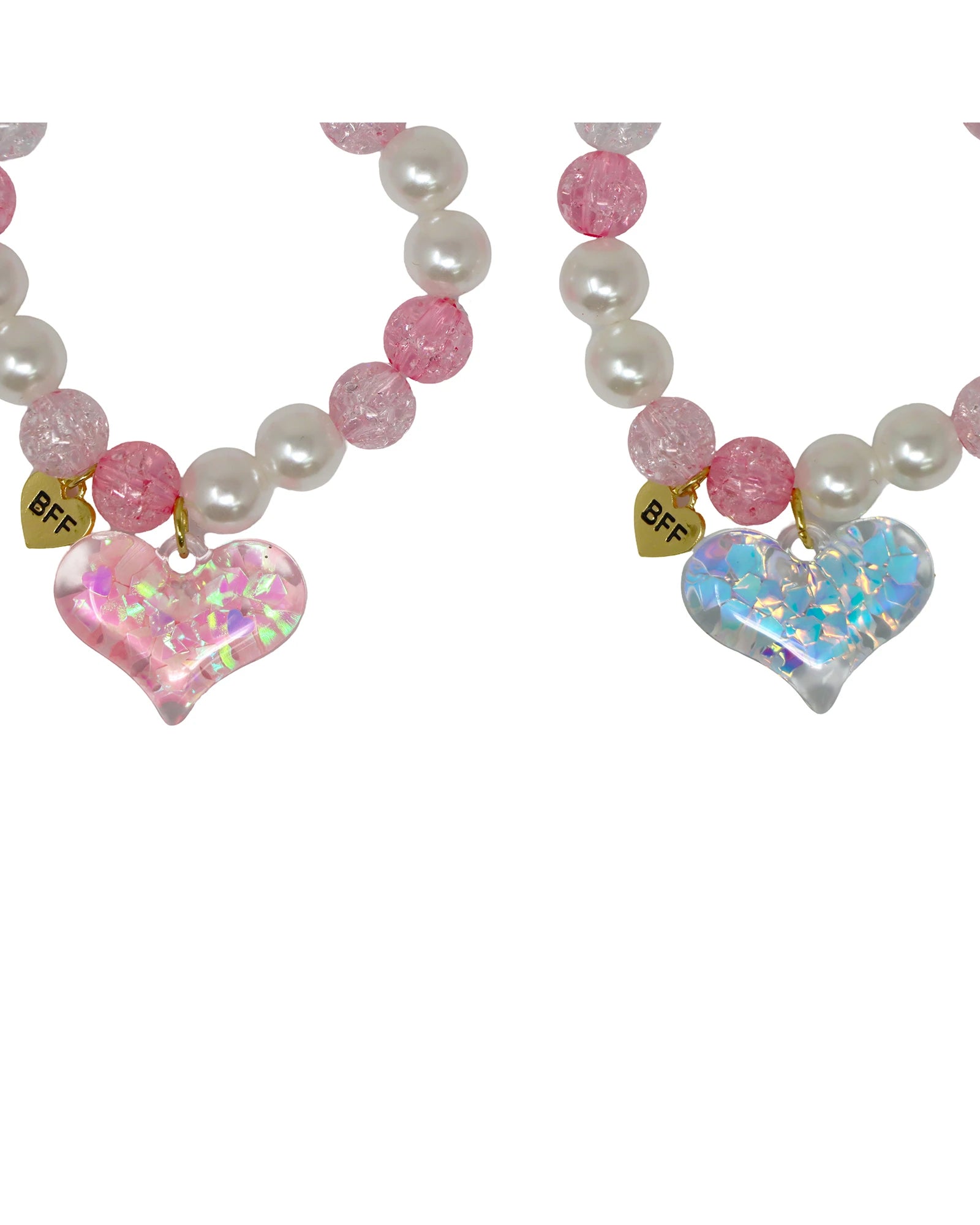 BFF Confetti Heart Bracelet Set