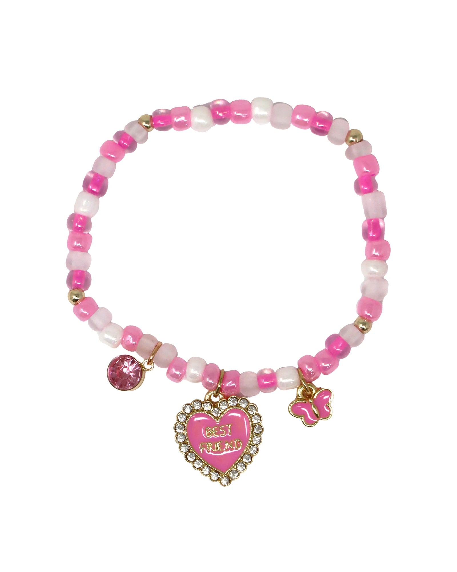 BFF Heart & Butterfly Bracelet Set