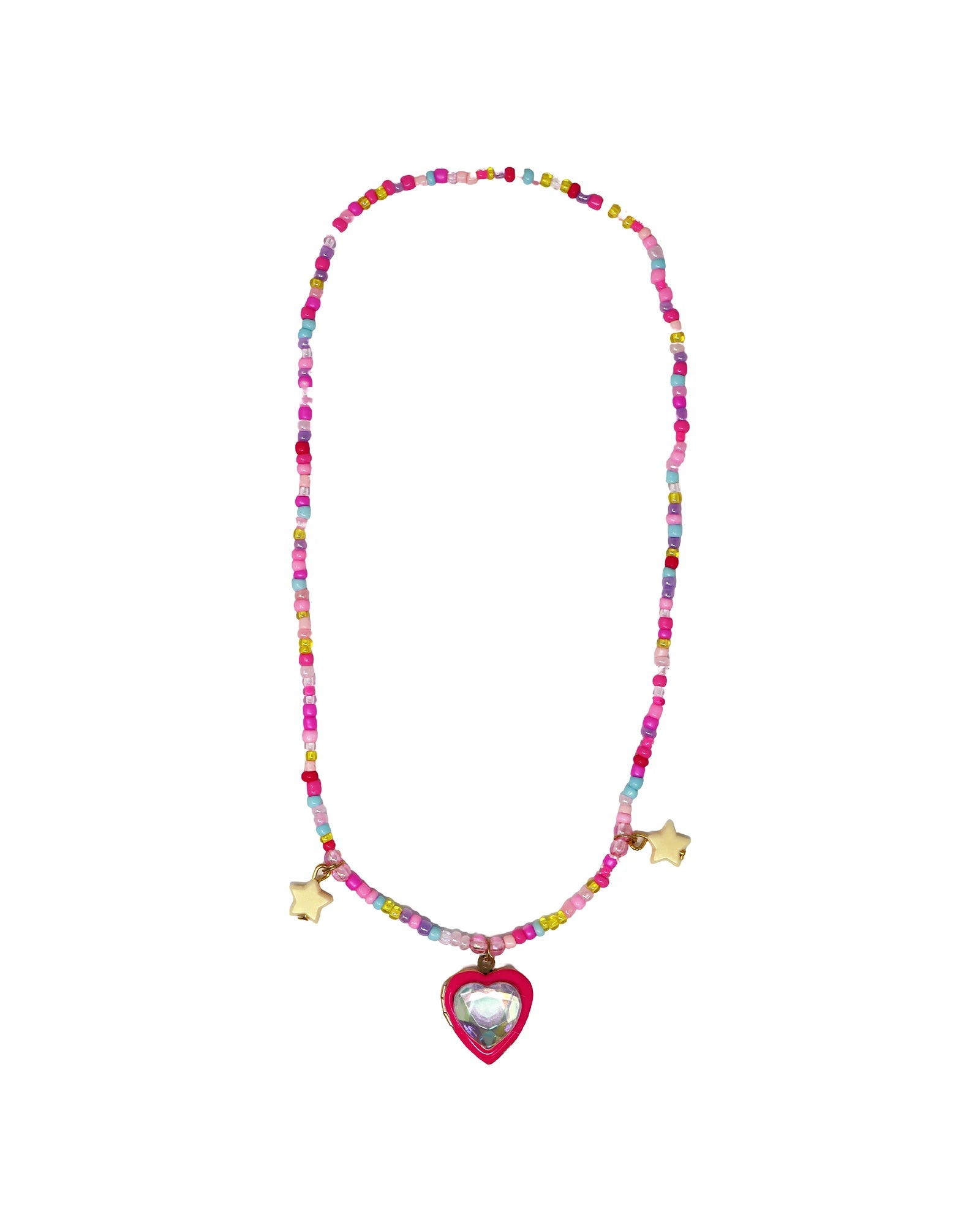 BFF Sparkle Heart Bestie Necklace Set