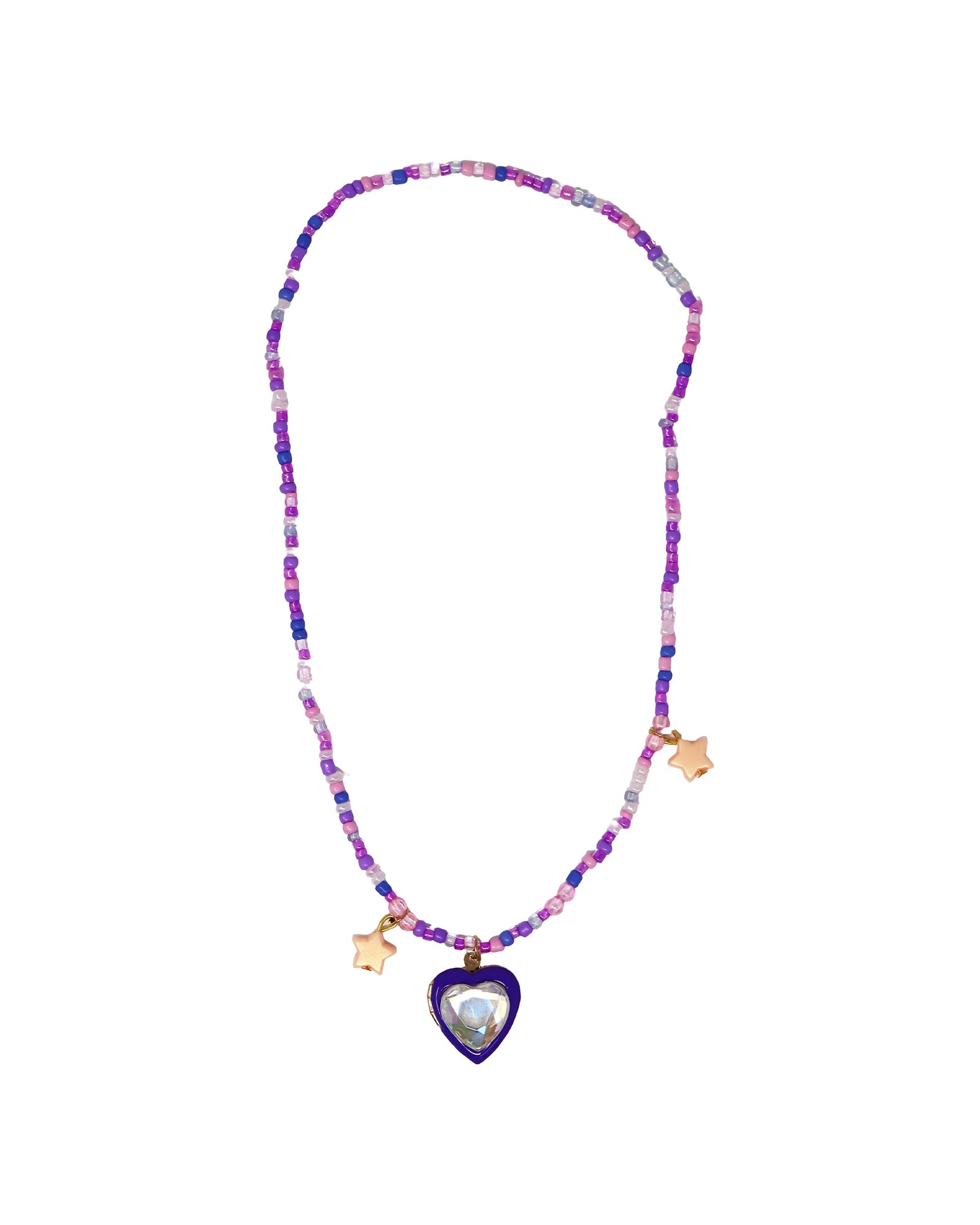 BFF Sparkle Heart Bestie Necklace Set