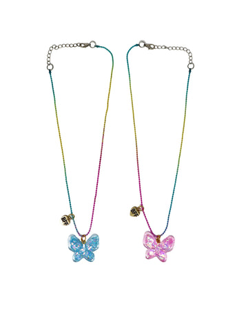 BFF Twinkle Butterfly Necklace Set