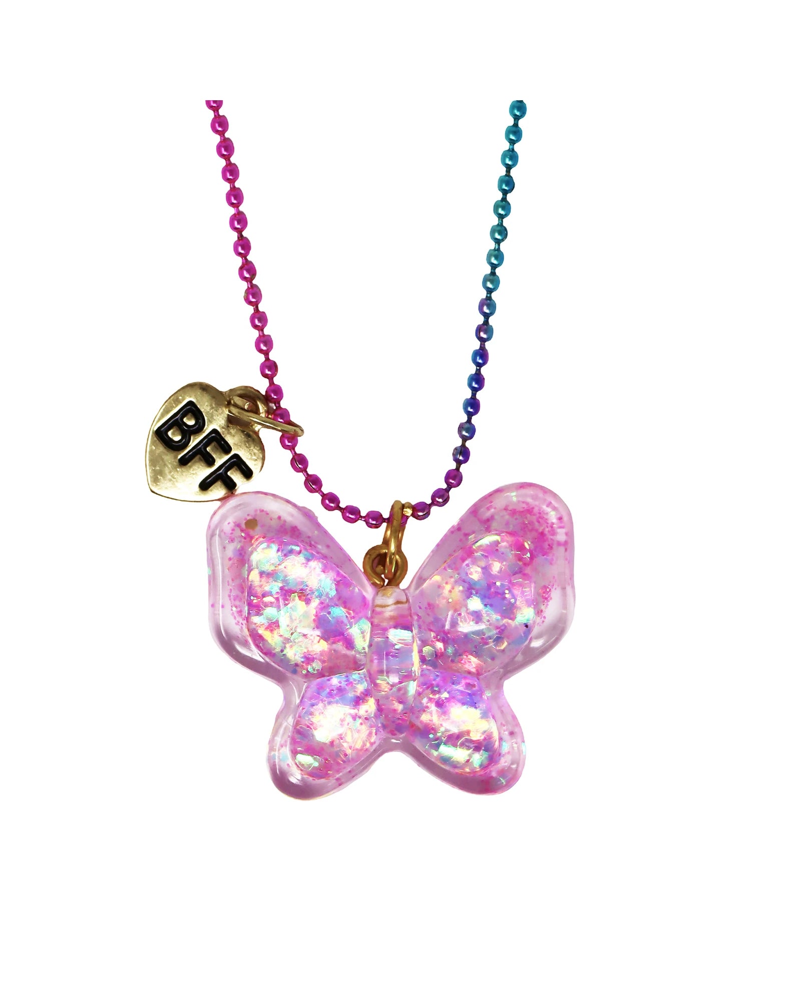 BFF Twinkle Butterfly Necklace Set