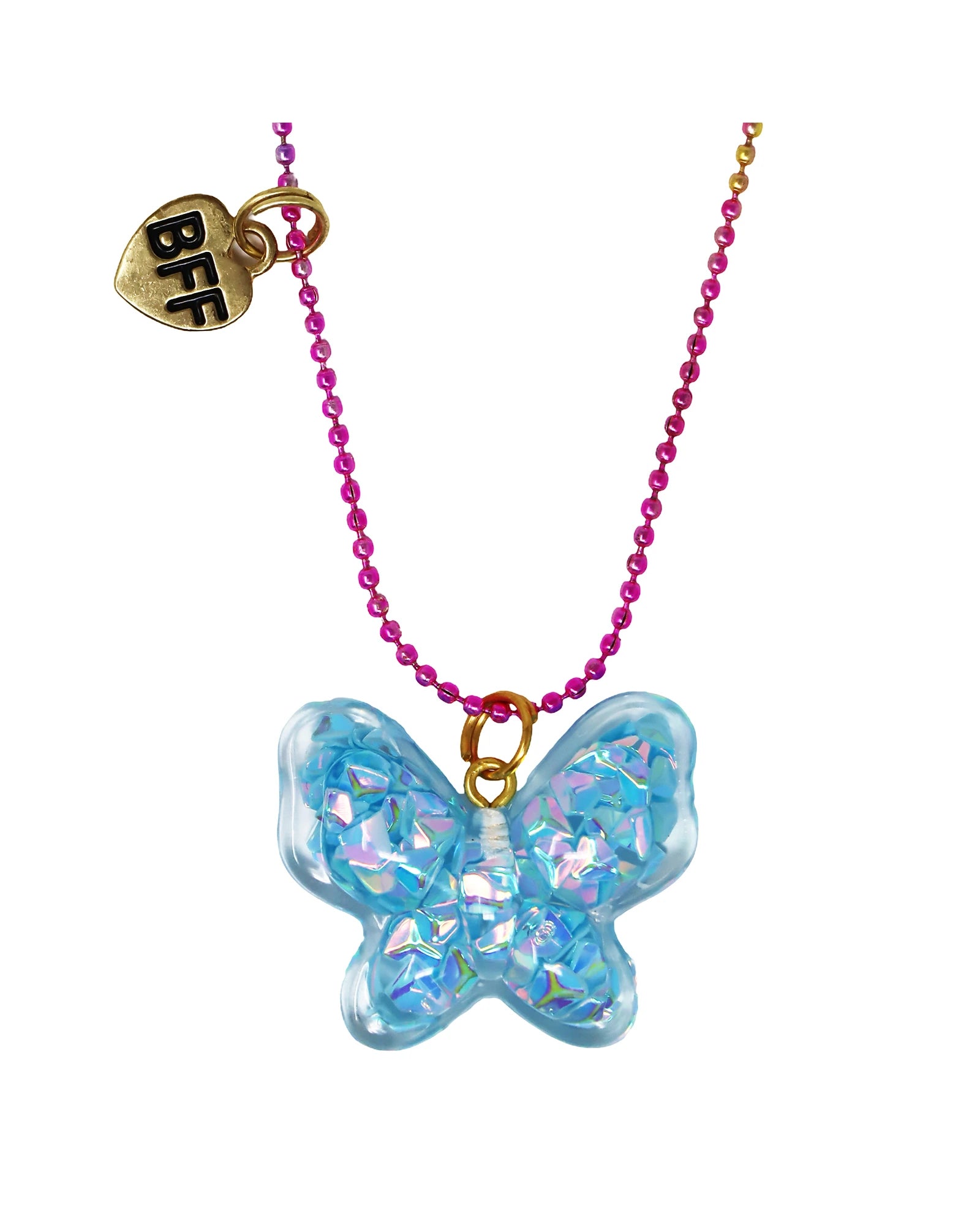 BFF Twinkle Butterfly Necklace Set