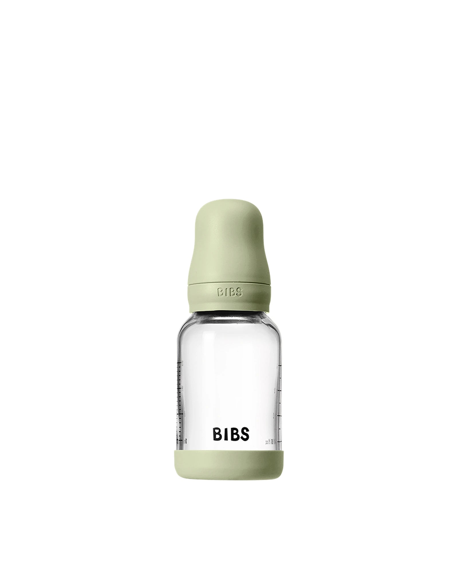 Glass Baby Bottle Latex 1 pack 120 ml Slow Flow Sage