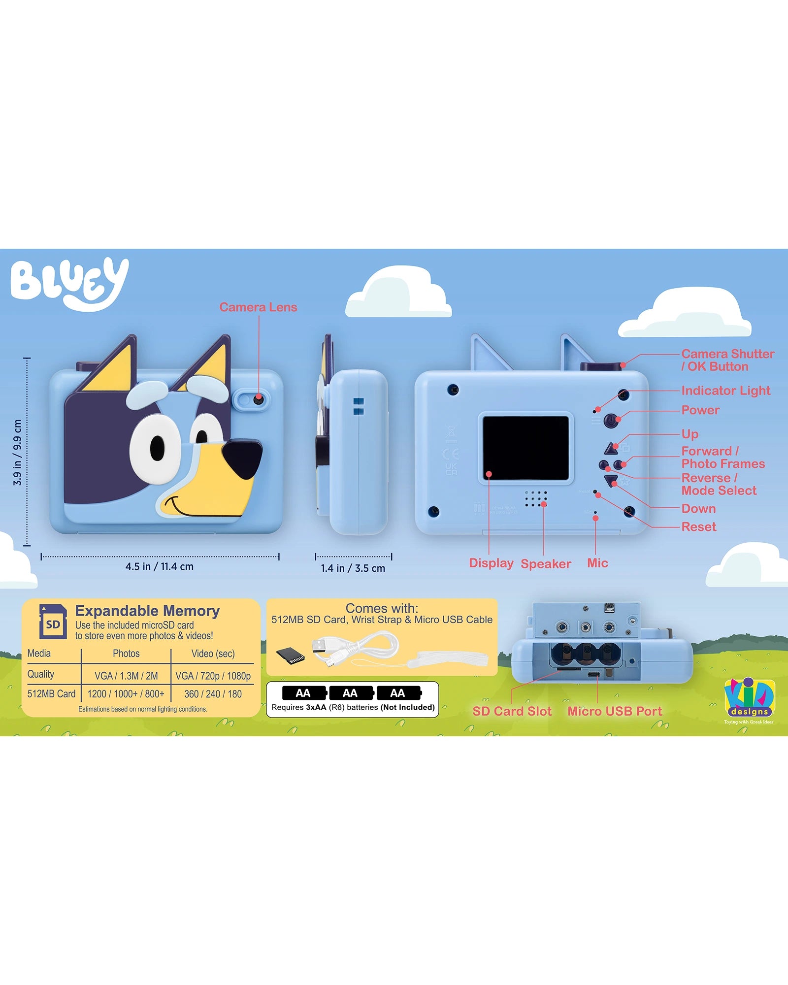 Bluey Digital Camera
