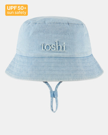 Toshi Bucket Hat Billy Denim - Large