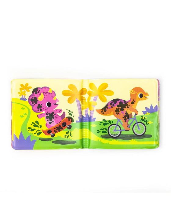 Bath Book - Messy Dinos