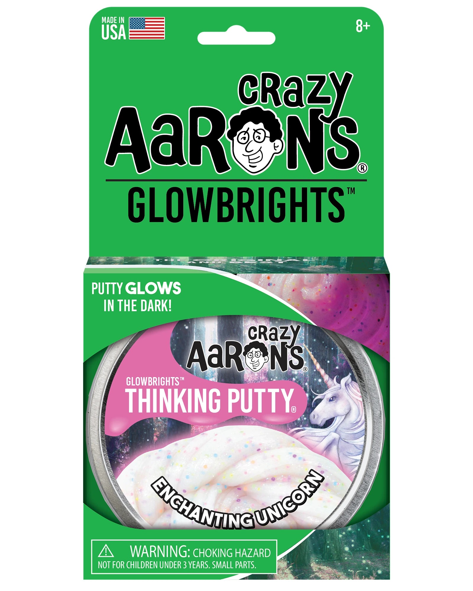 Aarons Putty 4 Inch Glowbrights Enchanting Unicorn