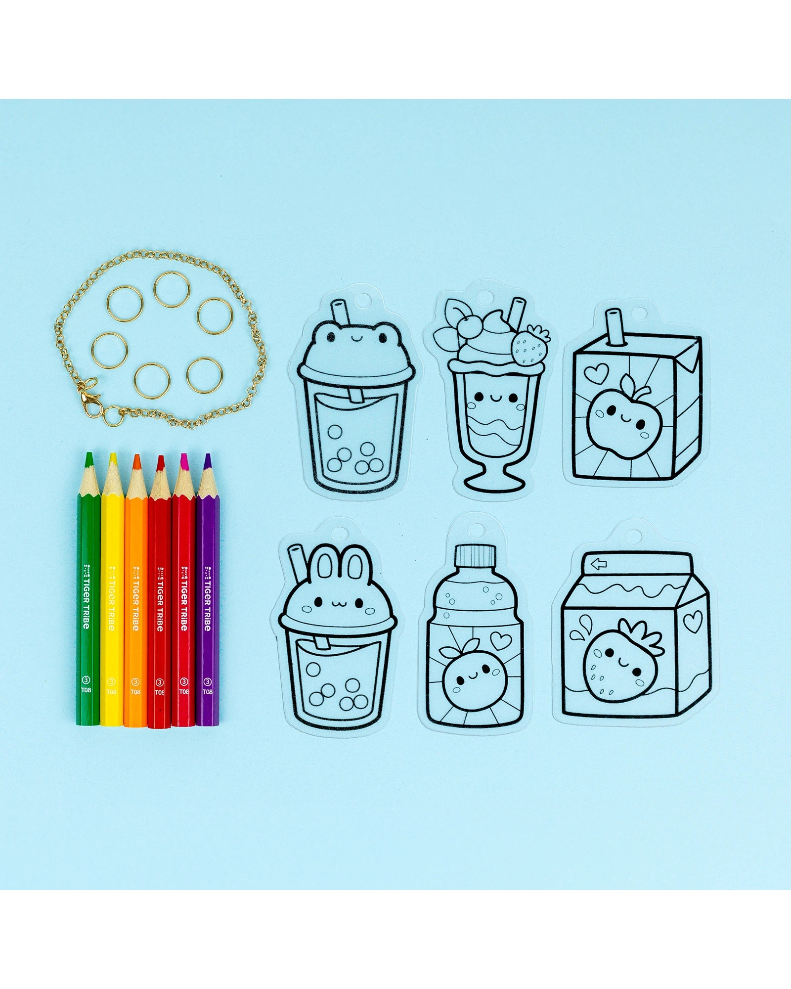 SHRINKORAMA - Charm Bracelet - Kawaii Drinks