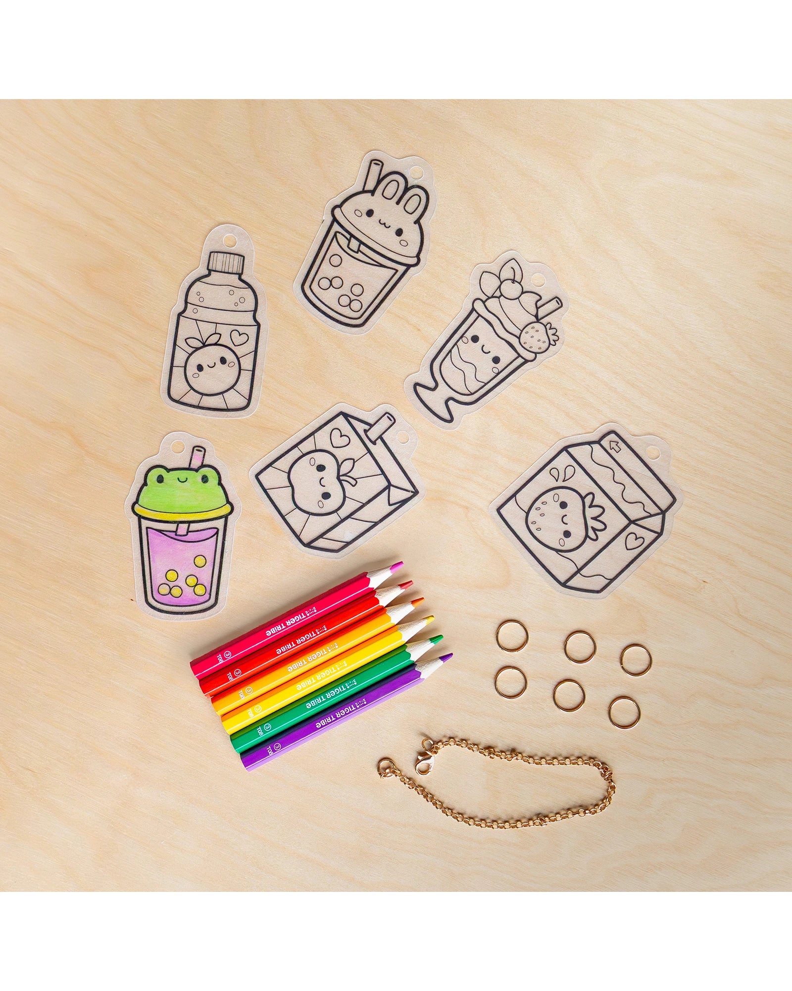 SHRINKORAMA - Charm Bracelet - Kawaii Drinks