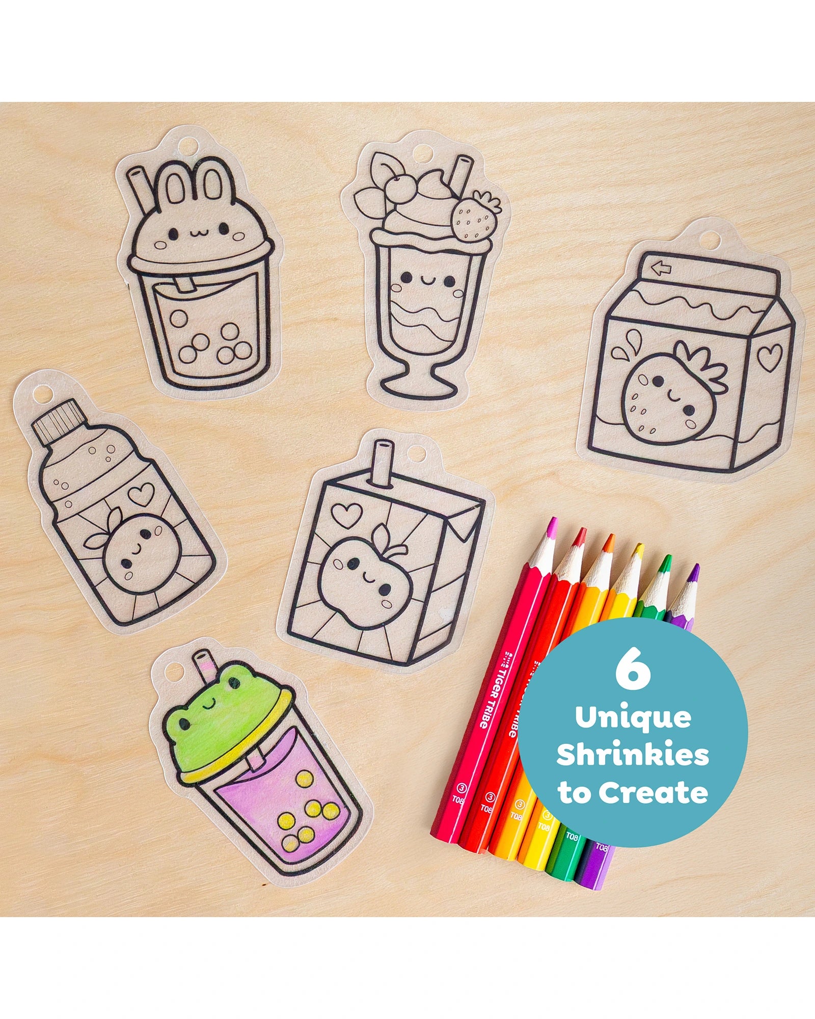SHRINKORAMA - Charm Bracelet - Kawaii Drinks