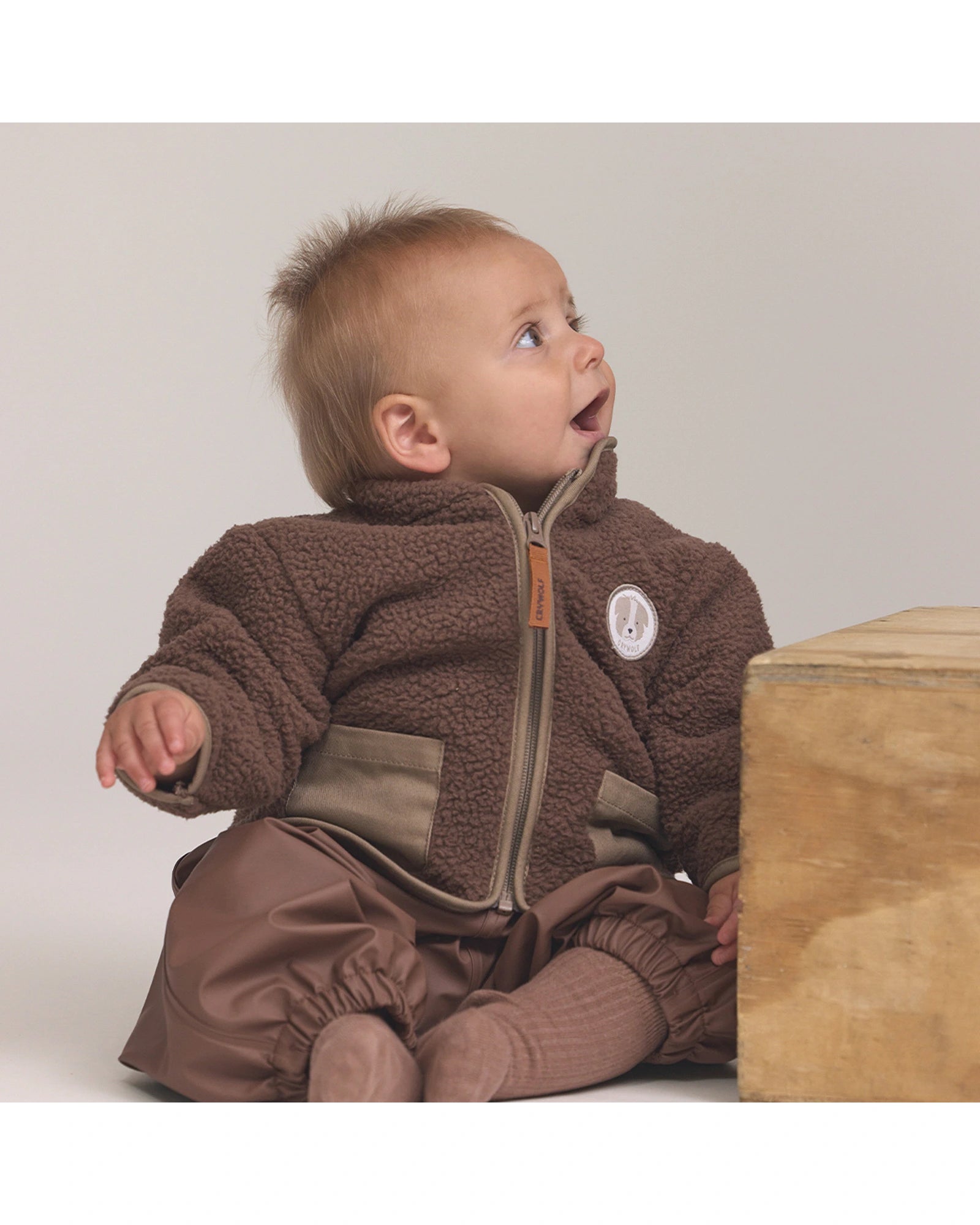 Baby Sherpa Jacket Pinecone