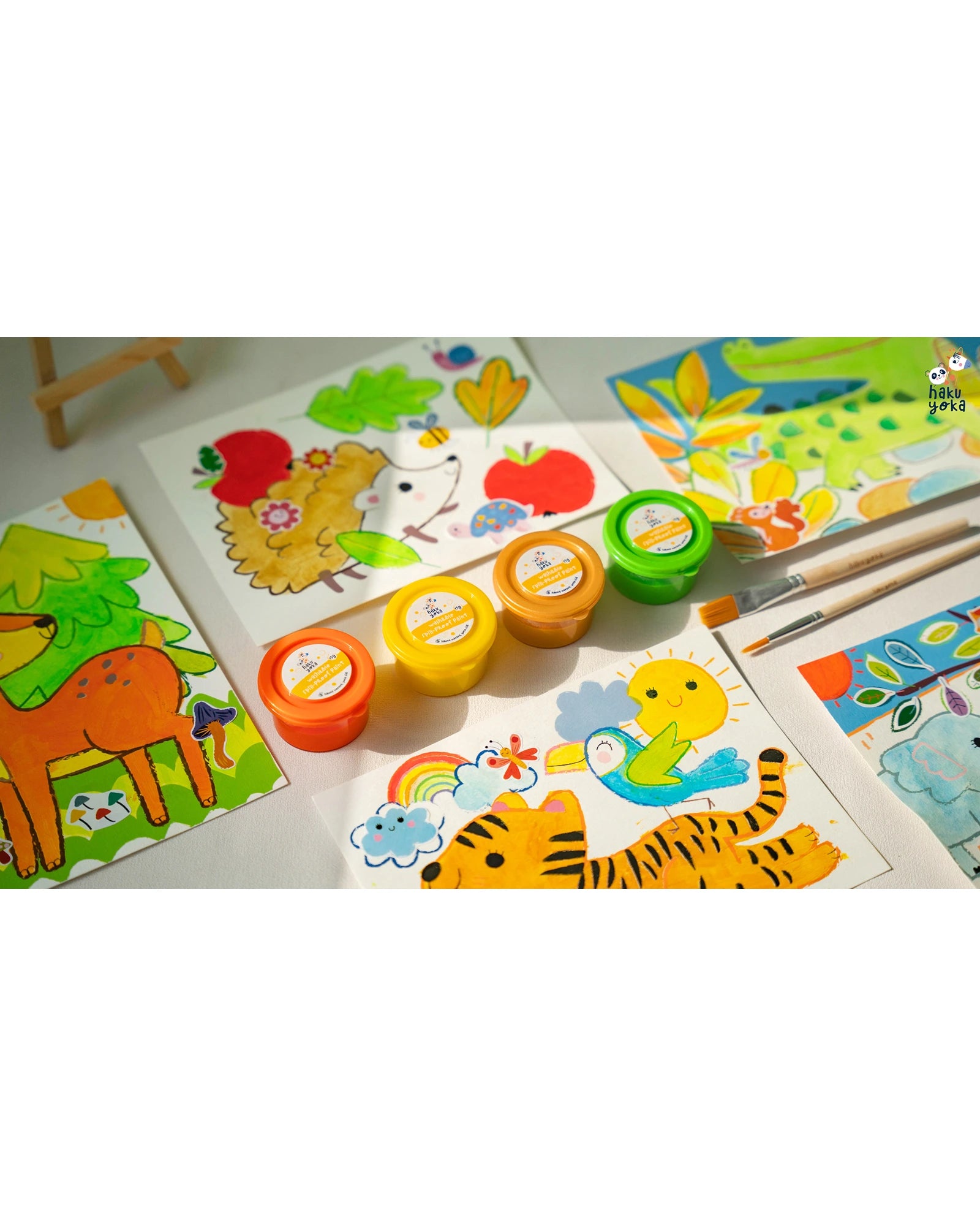 Gel-Painting Art Animals