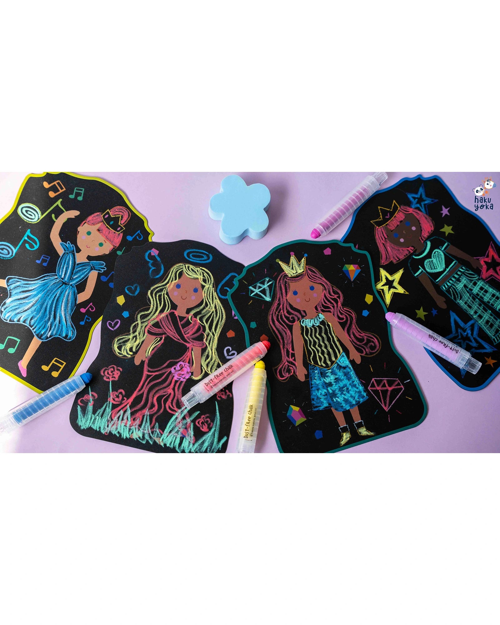 Chalk Art Dress up the Princess