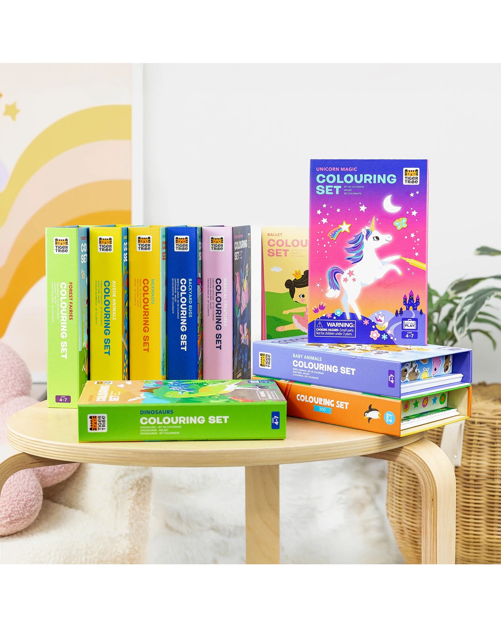 Tiger Tribe Colouring Set Unicorn Magic