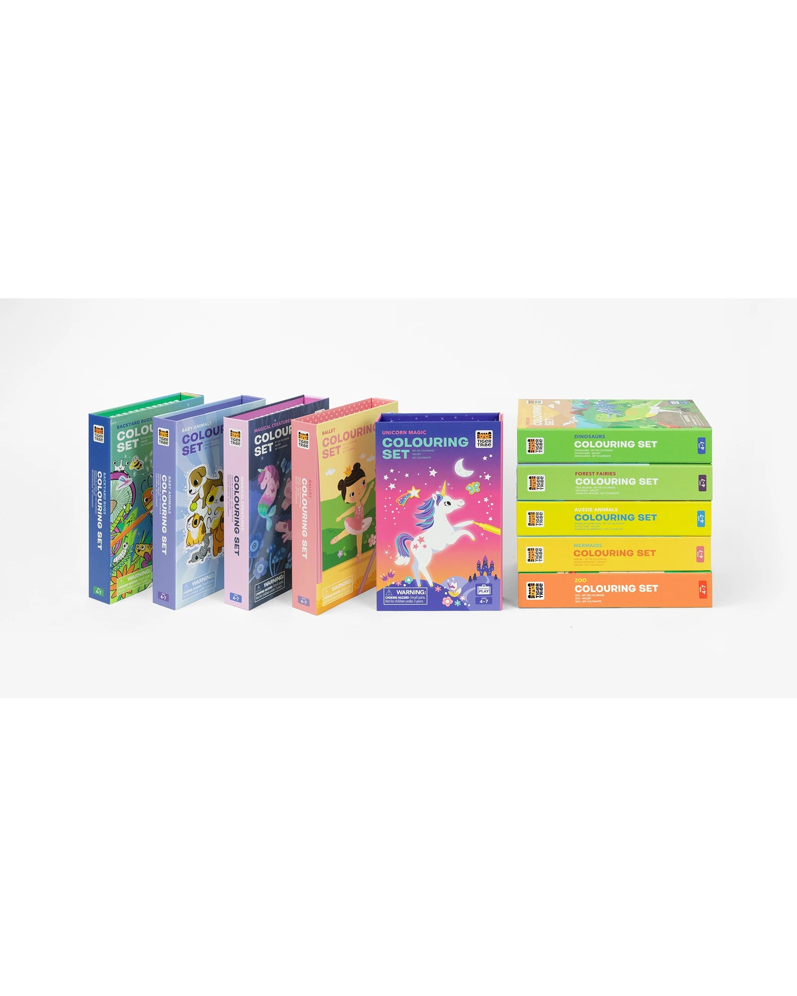 Tiger Tribe Colouring Set Unicorn Magic