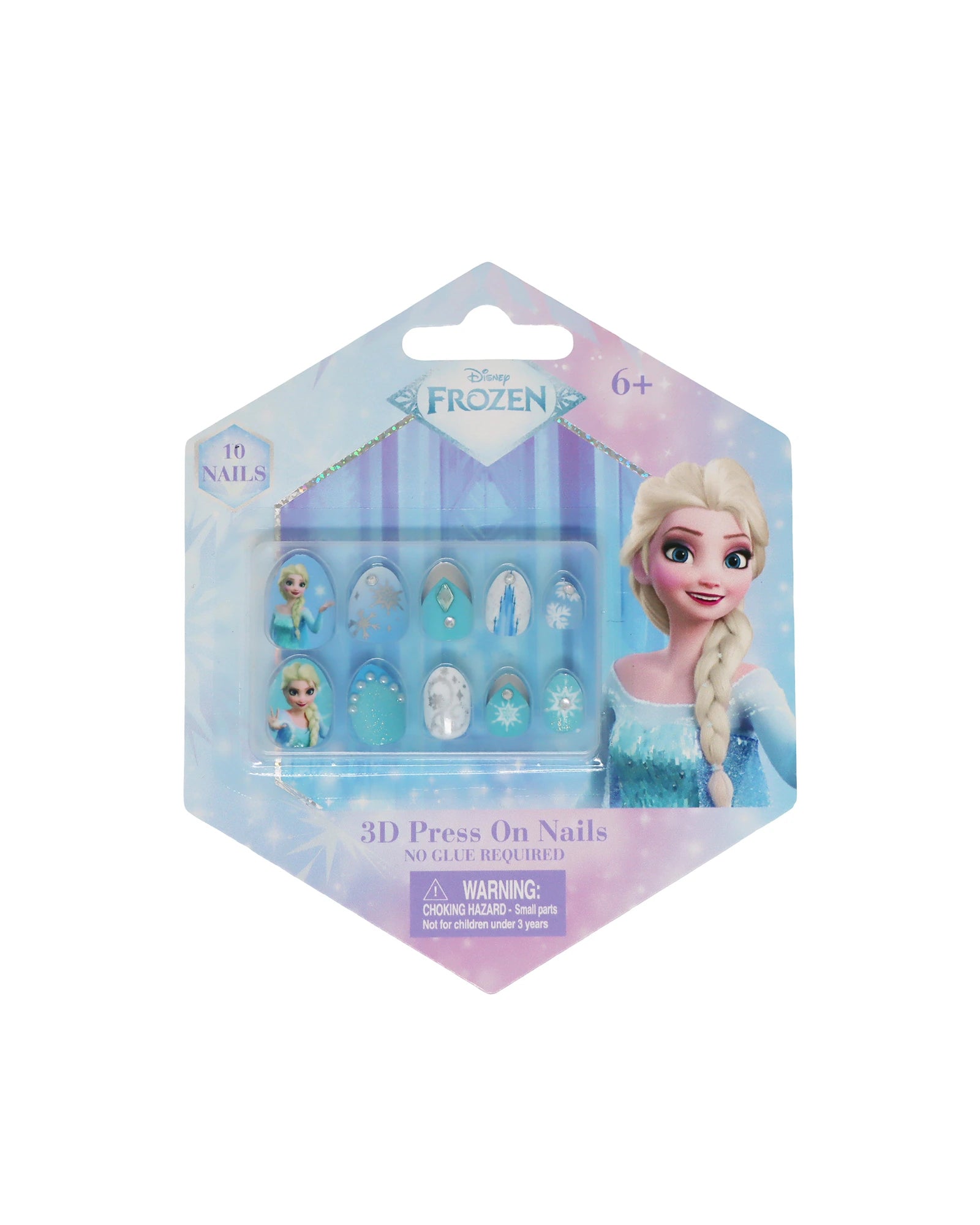 Disney Frozen 3D Press On Nails - Assorted