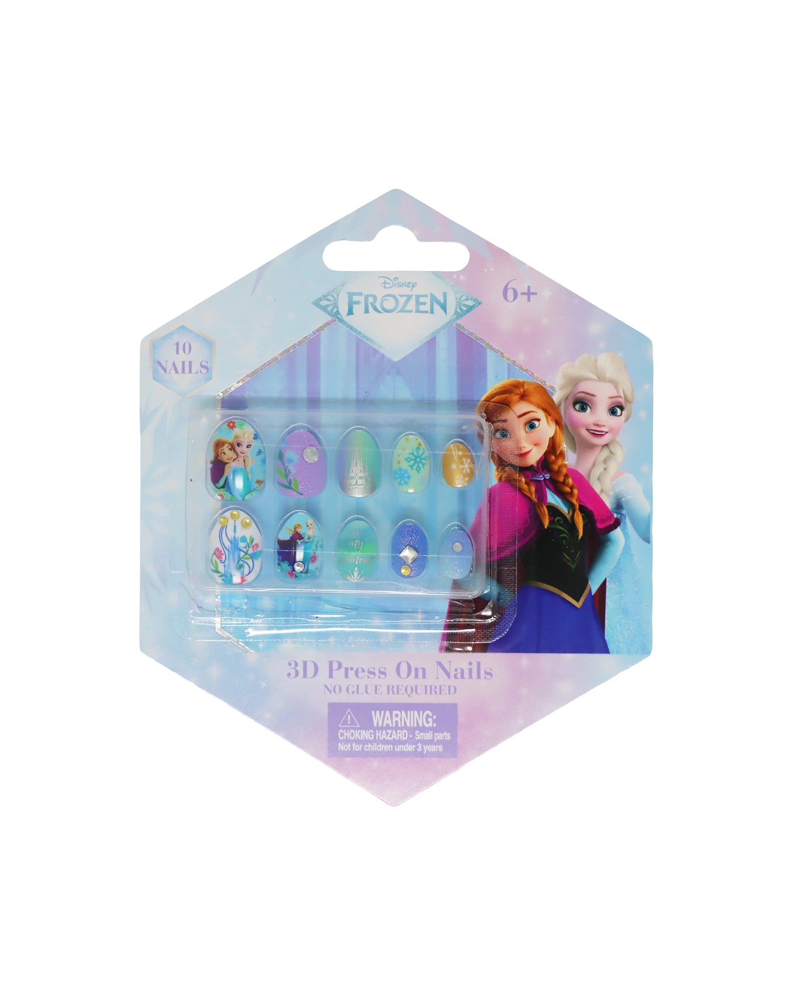 Disney Frozen 3D Press On Nails - Assorted
