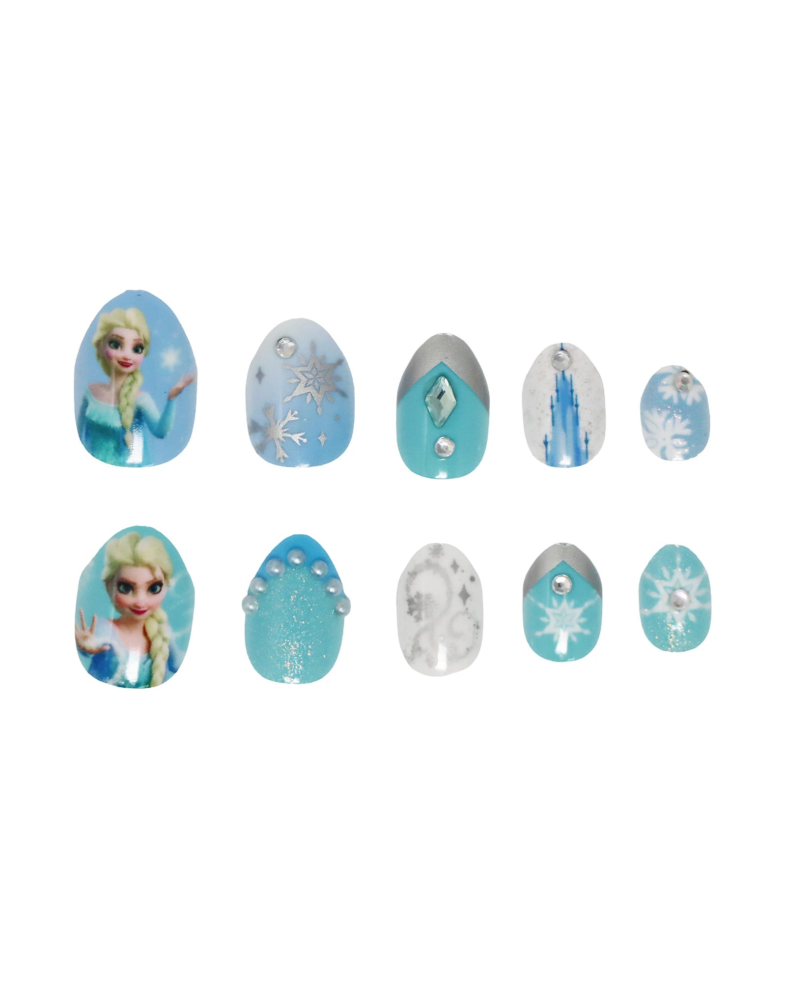 Disney Frozen 3D Press On Nails - Assorted