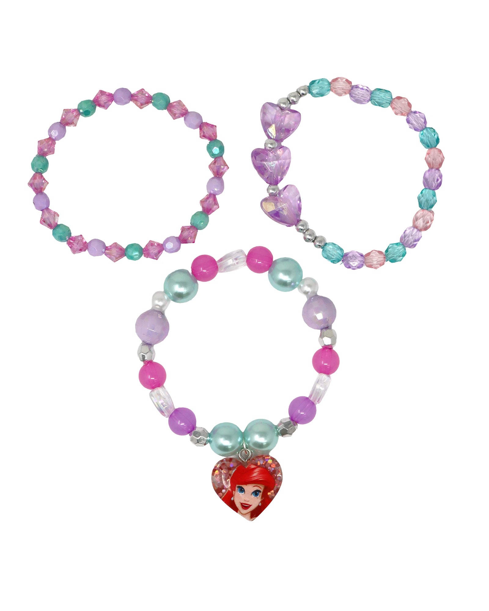 Pink Poppy Disney Princess Ariel Bracelet Set