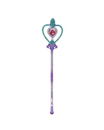 Pink Poppy Disney Princess Ariel Heart Gemstone & Glitter Wand