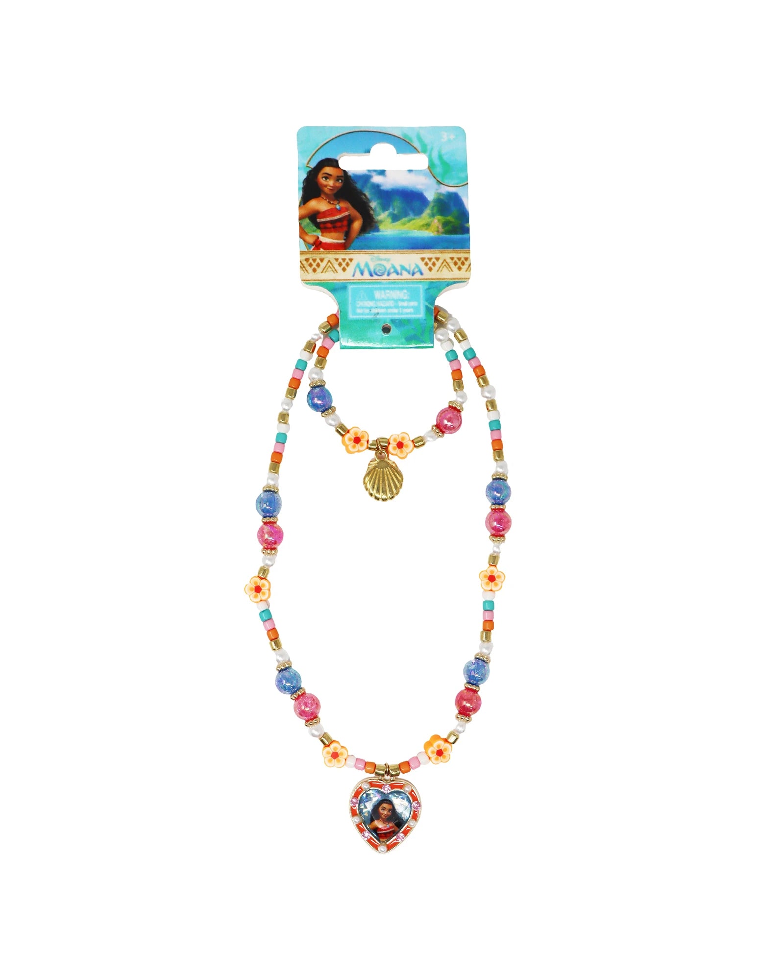 Disney Moana Bold Adventures Necklace and Bracelet Set