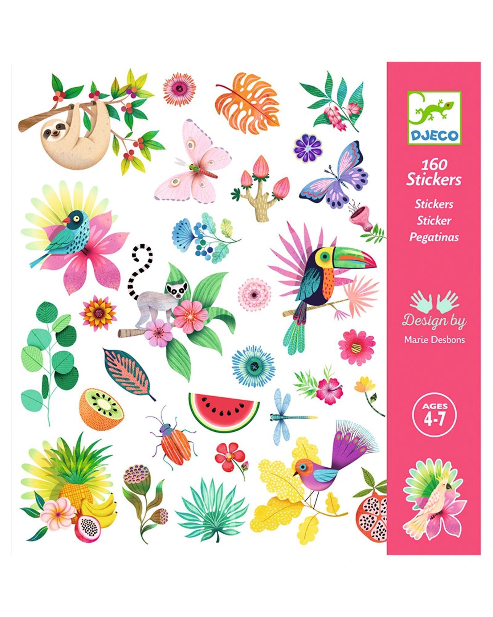 Djeco Stickers Paradise 160