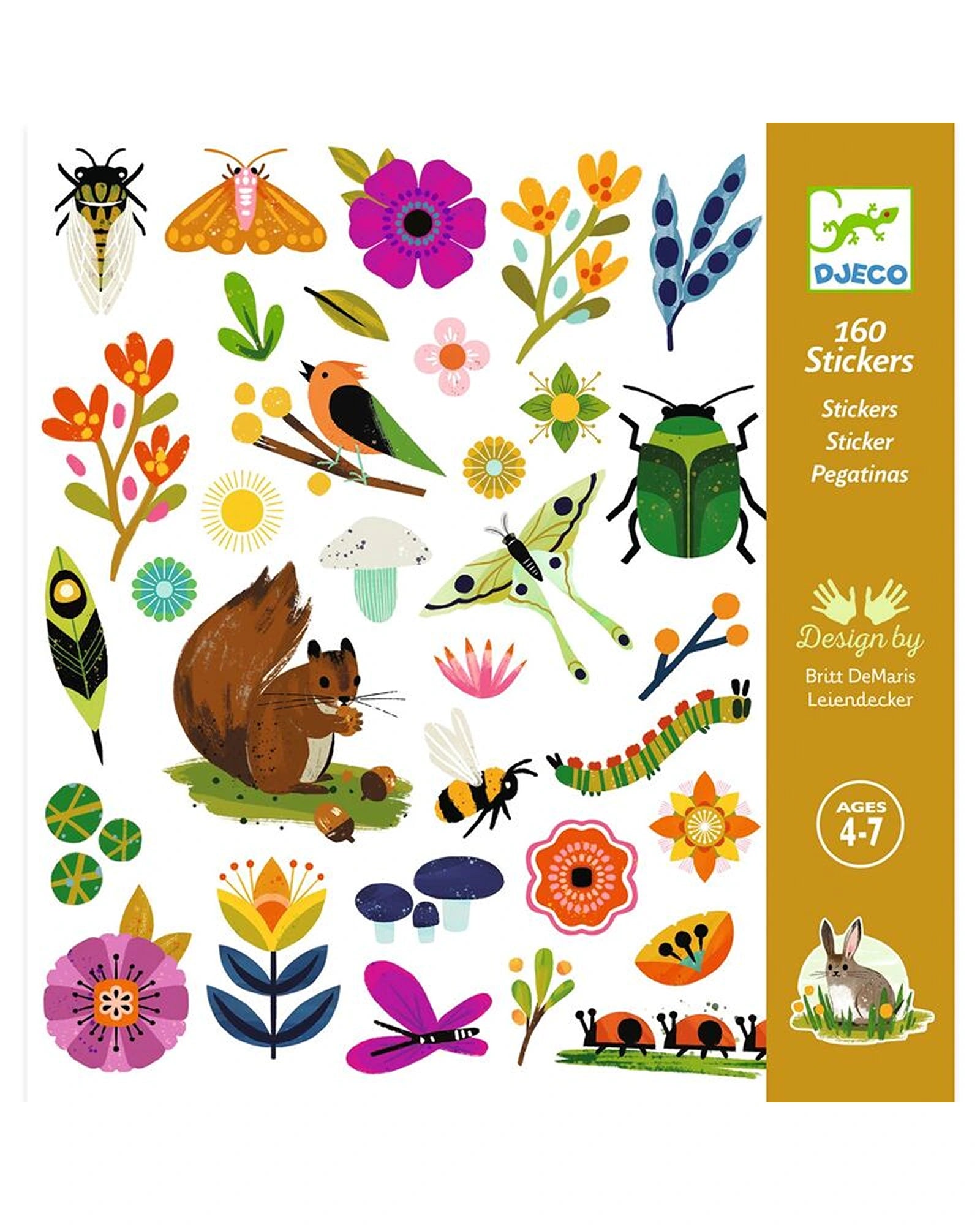 Djeco Stickers Garden 160