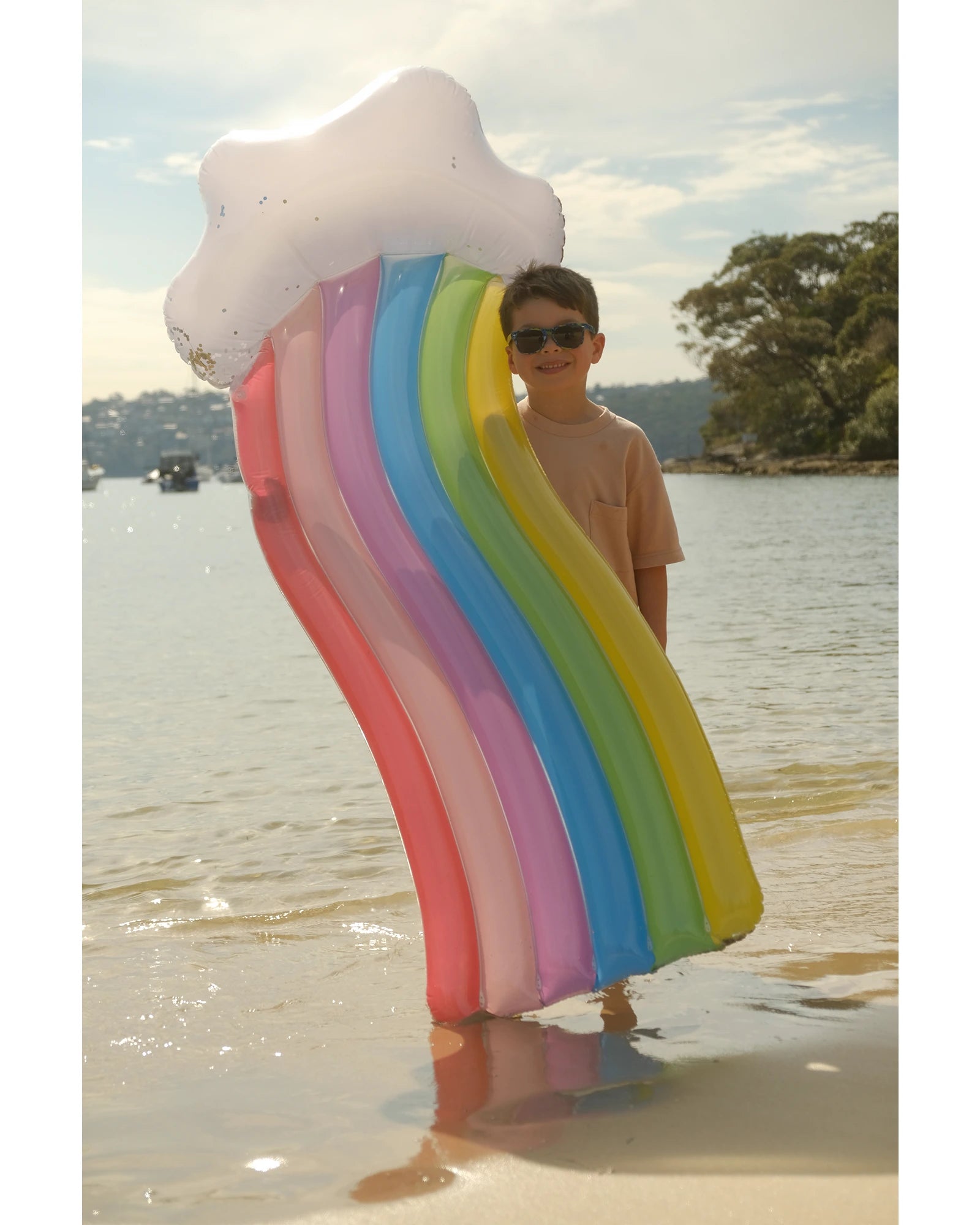 Freeplay Splash Rainbow Lie-On Float