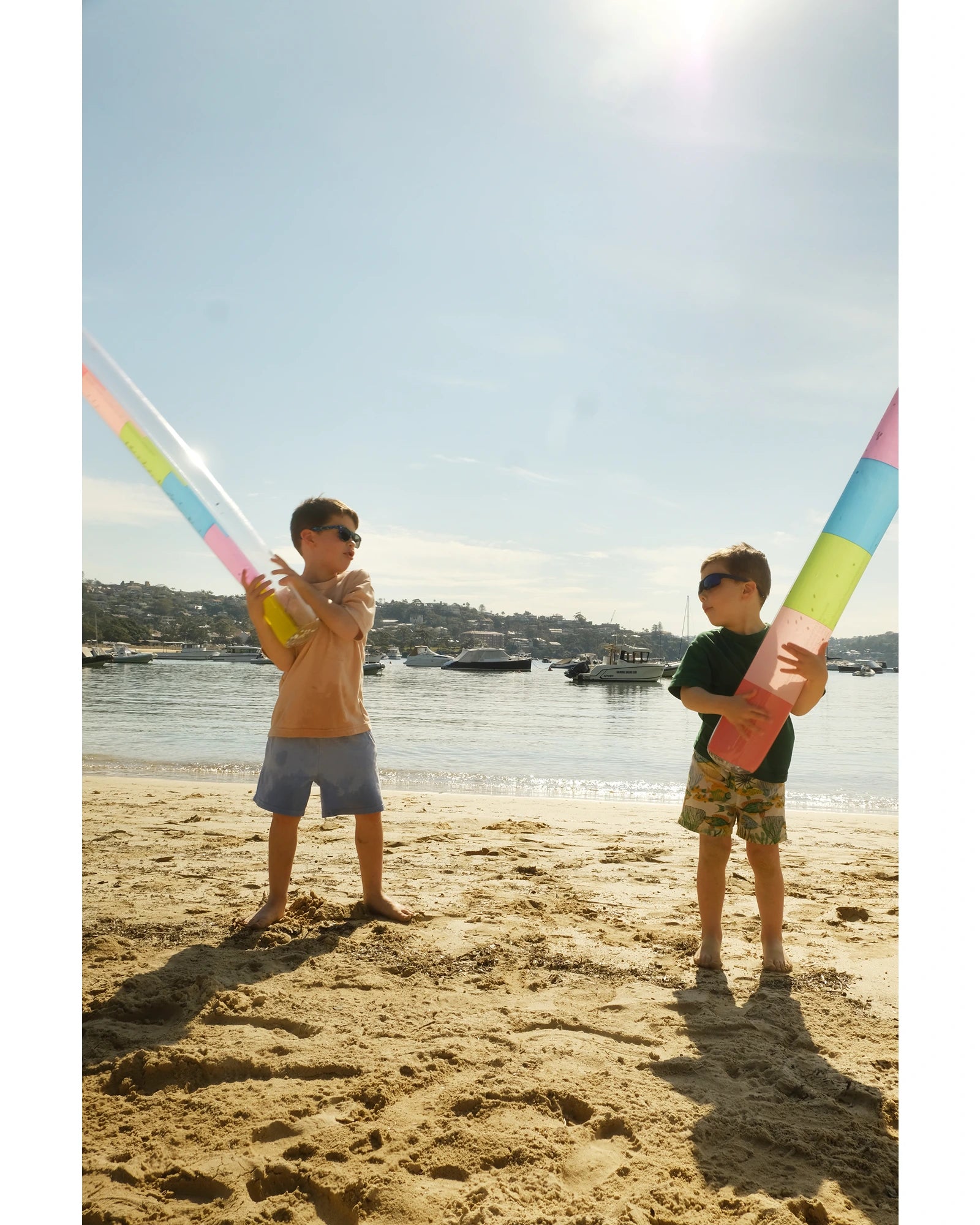 Freeplay Splash Rainbow Shimmer Pool Noodles- set of 2