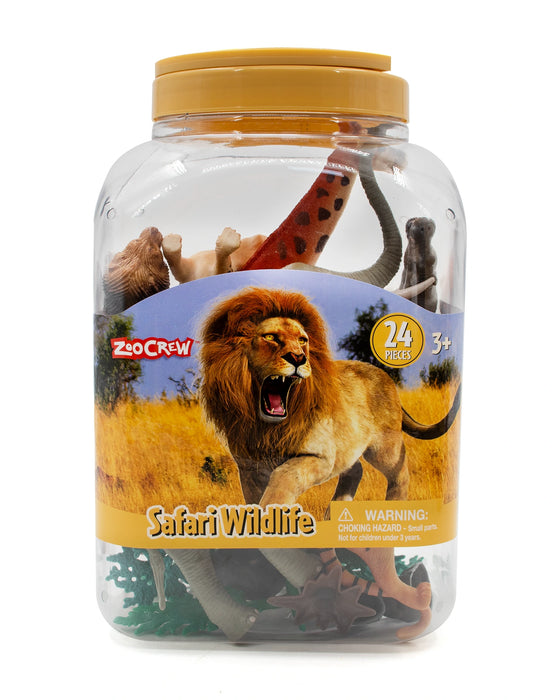 Zoo Crew Safari Wildlife 24pcs