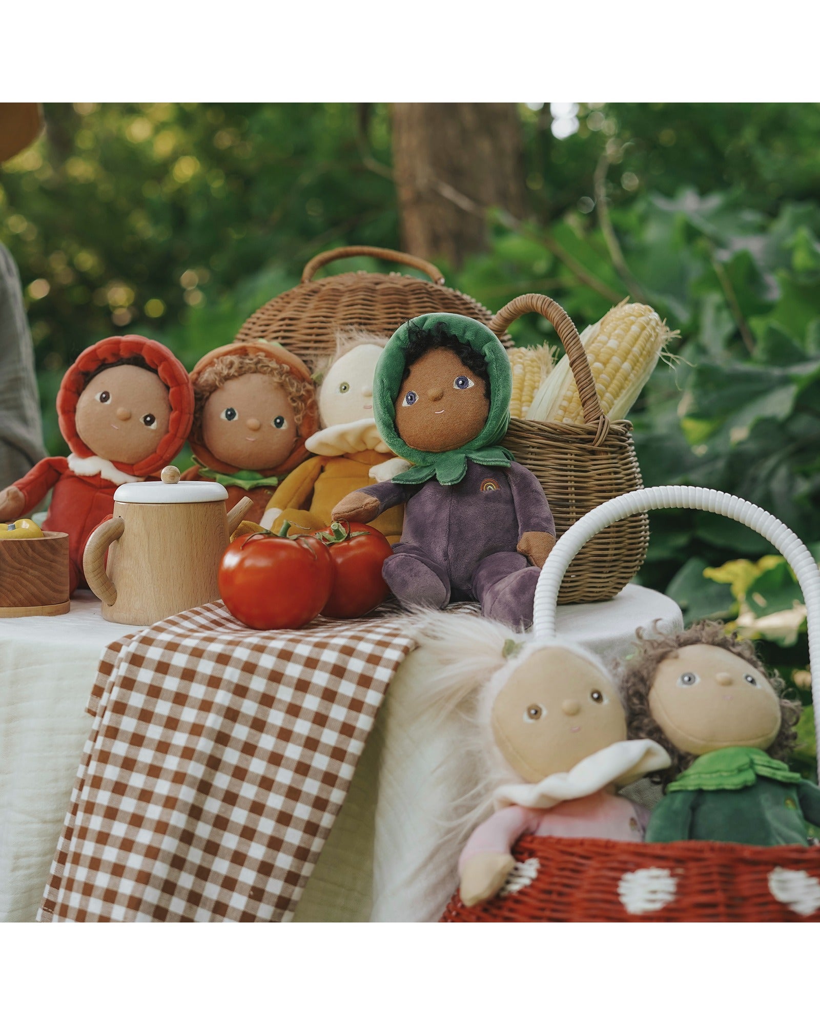 Dinky Dinkum Dolls Ellis Eggplant