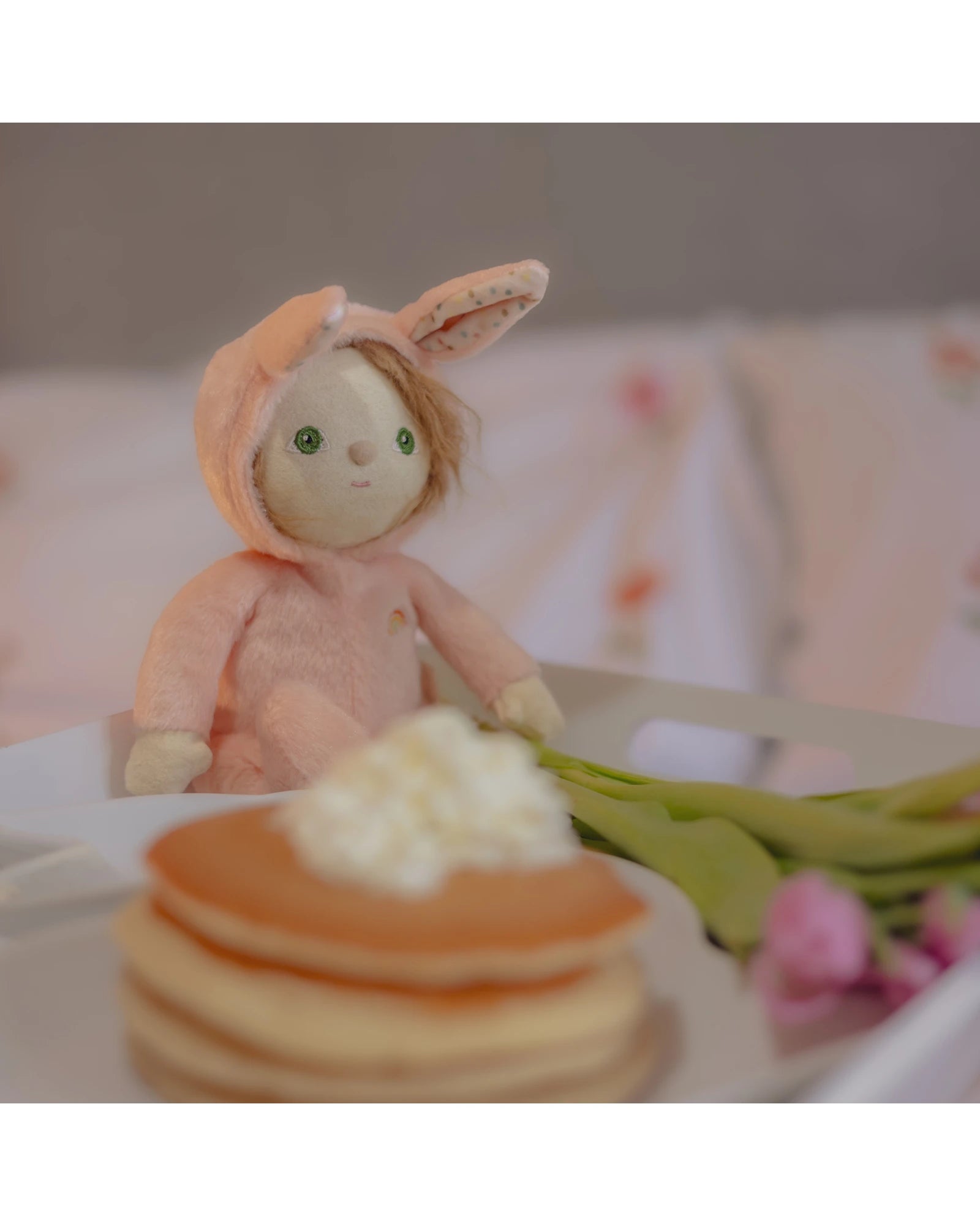 Olli Ella Dinky Dinkum Dolls - Babbit Bunny - Pink