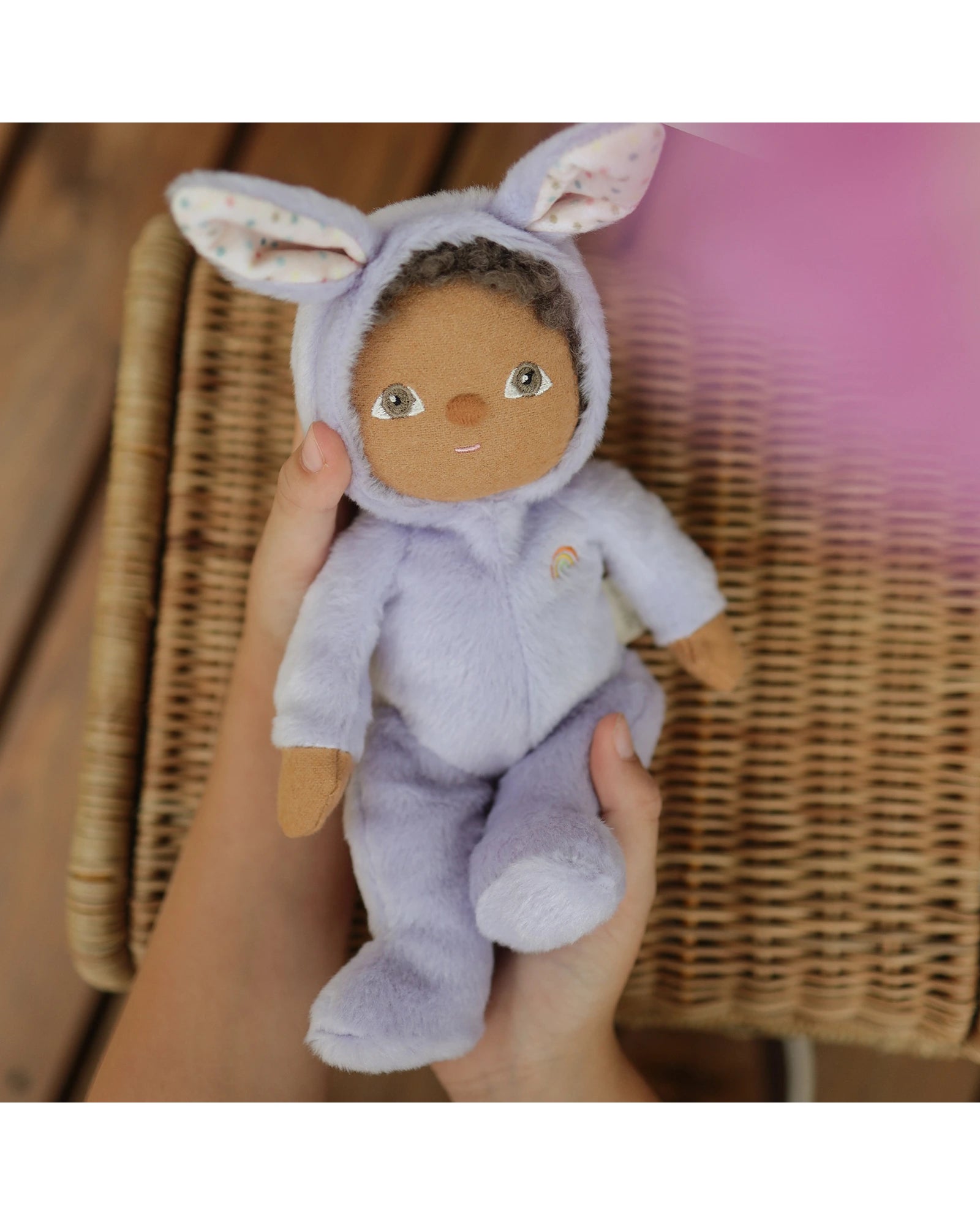 Olli Ella Dinky Dinkum Dolls - Babs Bunny - Purple