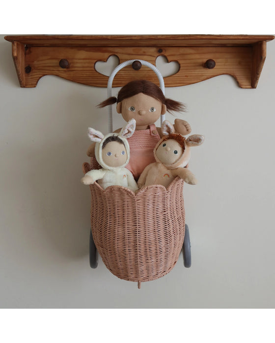 Olli Ella Dinky Dinkum Dolls - Bubba Bunny - Sand